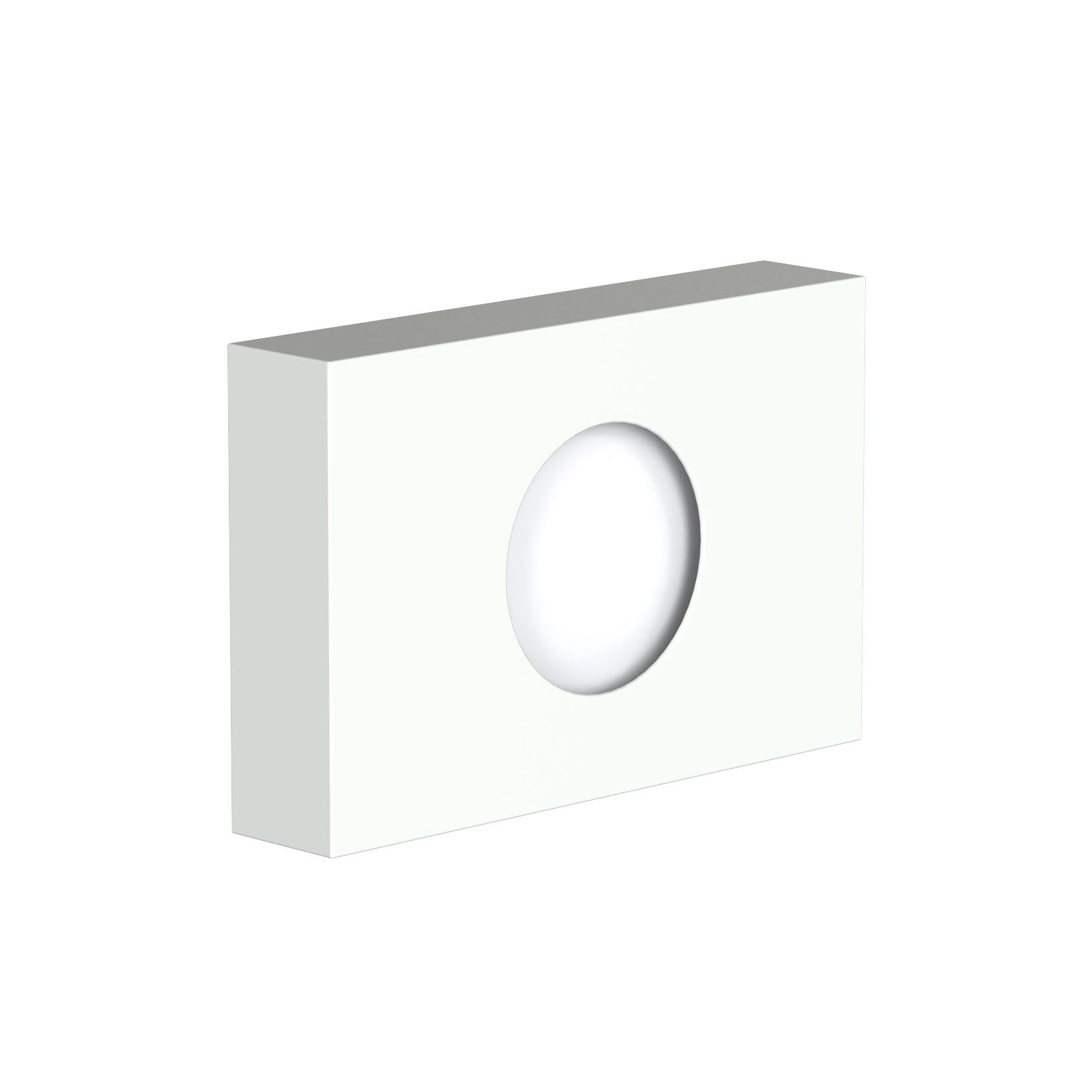 Frost Denmark Hygienebeutelspender 1954 in Weiß matt – minimalistisches Badaccessoire zur Wandmontage.