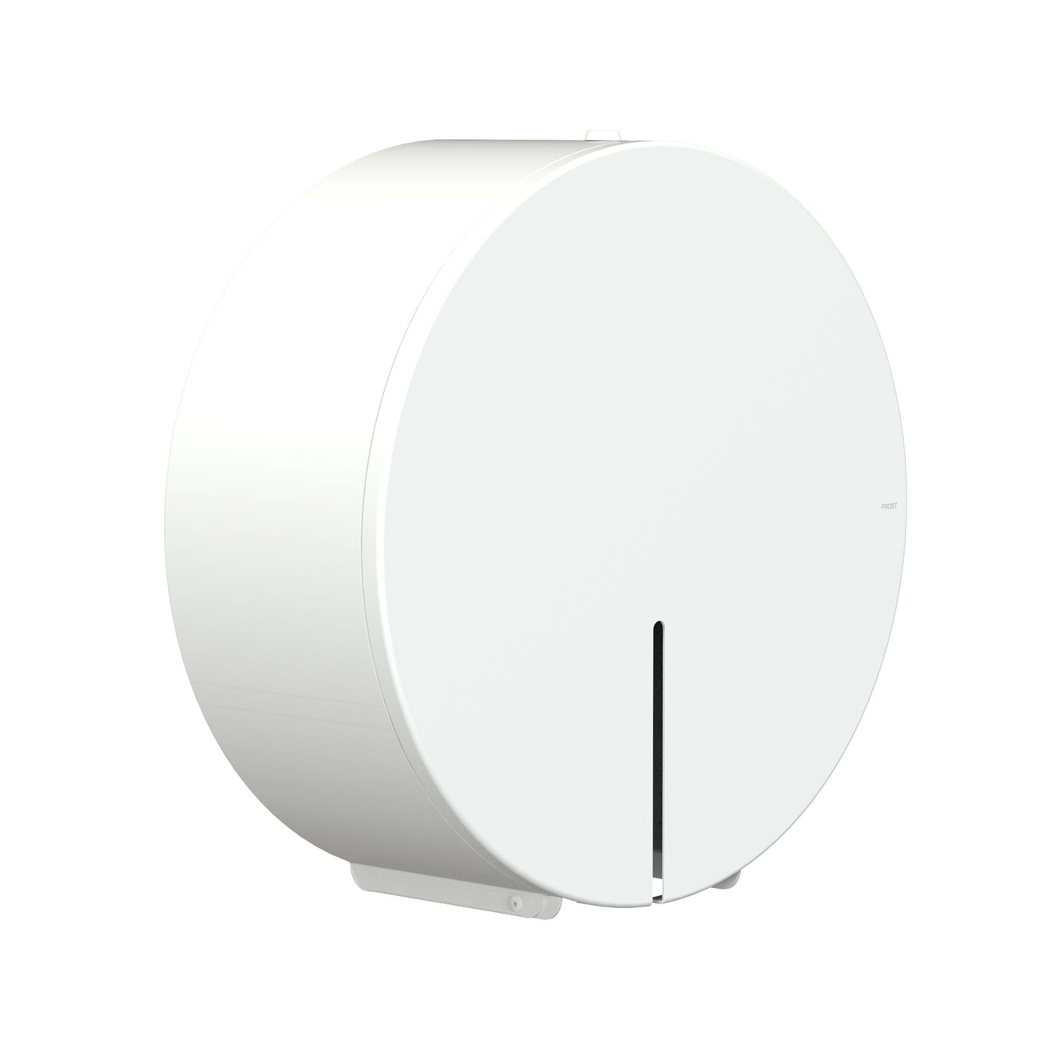 Frost Denmark Großrollenhalter 1972 in Weiß matt – minimalistischer Jumbo-Toilettenpapierhalter zur Wandmontage