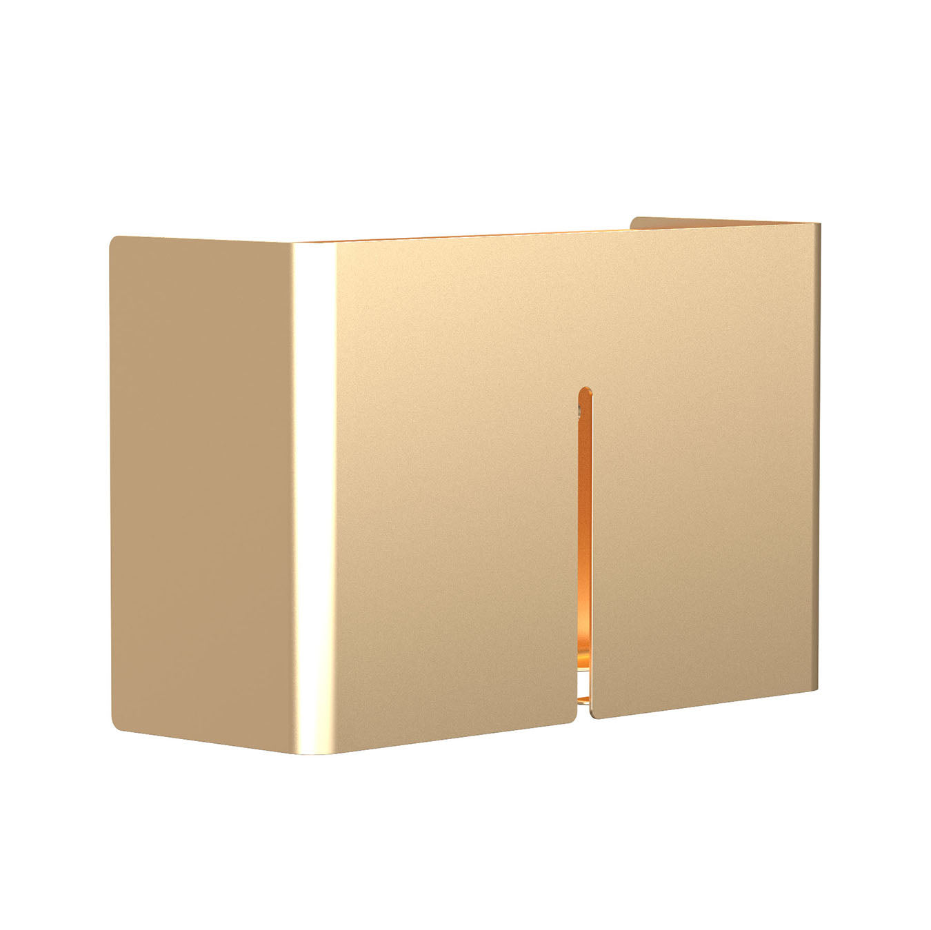 Gebürsteter Gold Papierspender 1981 von Frost Denmark – edles Design für anspruchsvolle Badarchitektur
