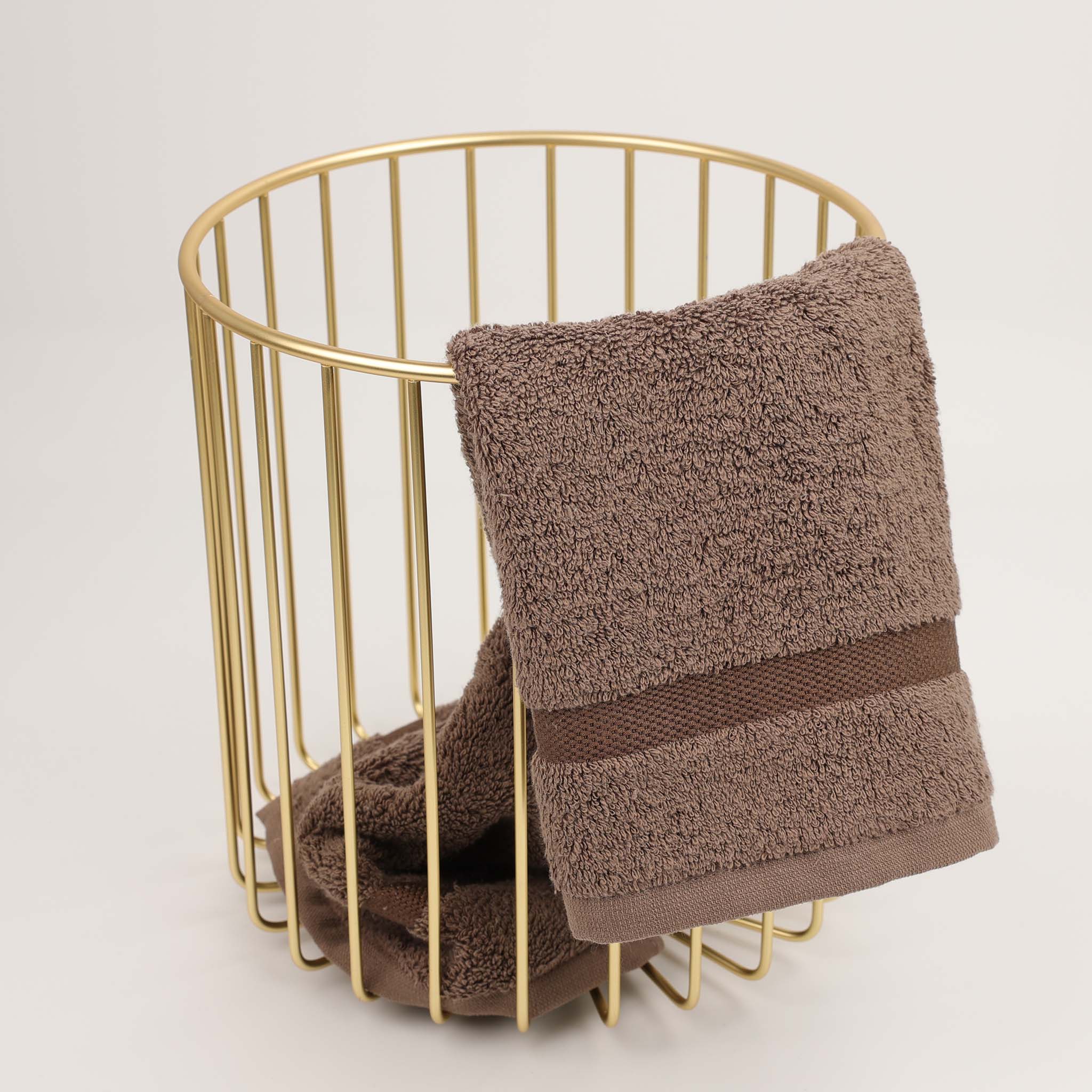 Kompaktes Handtuch 40x60 cm aus 100 % Baumwolle – besonders flauschig, langlebig und elegant mit mercerisierter Borte