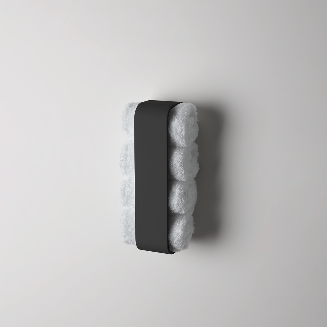 Guest Towel Holder Black Stone GTH