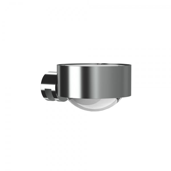 Matt-chromfarbene Spiegellampe mit 8 Watt und warmweißem Licht. Perfekt für optimale Ausleuchtung beim Schminken und Rasieren.