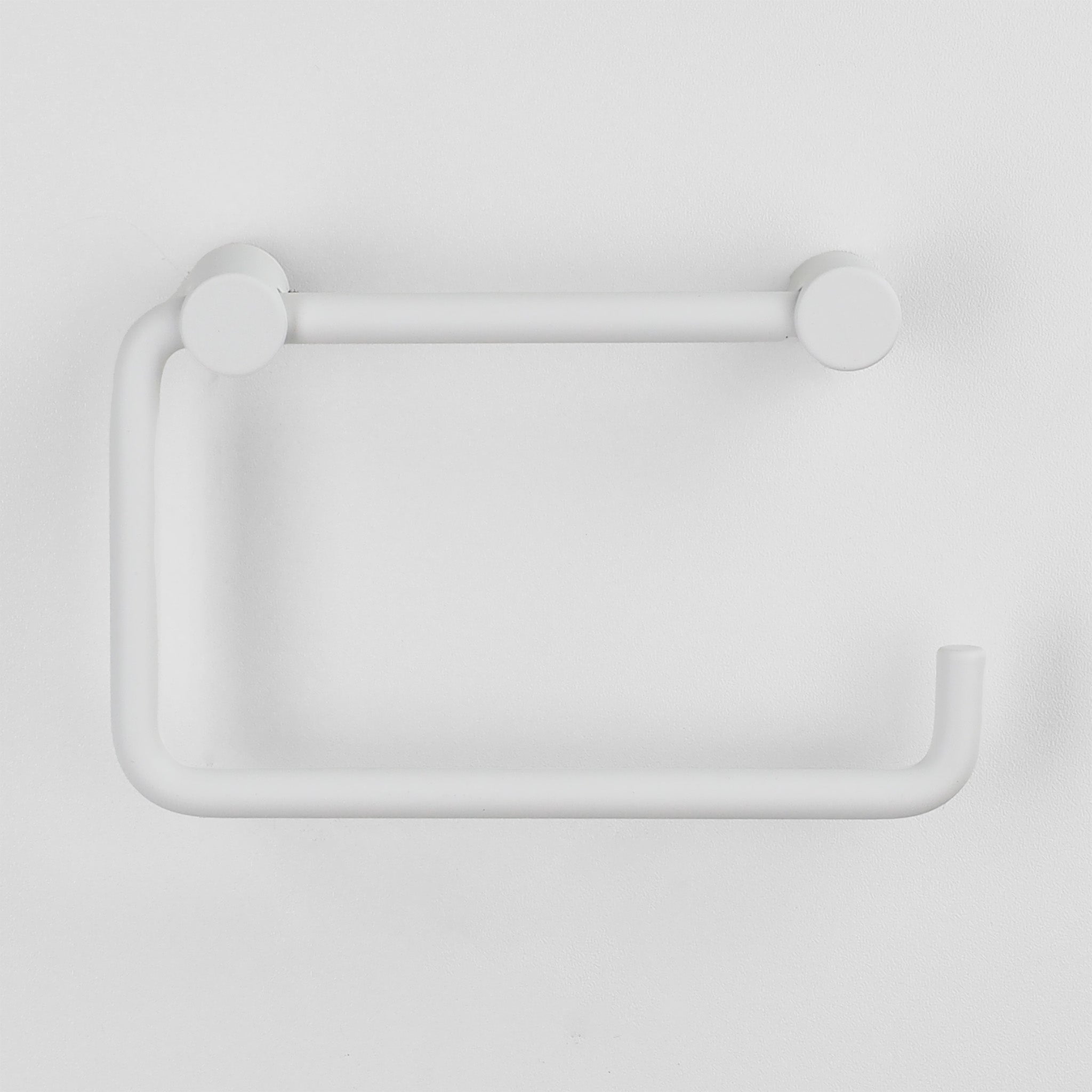 Moderner WC-Papierhalter in Weiß matt von Vola – minimalistisches Badaccessoire, Artikelnummer T12-BP-28