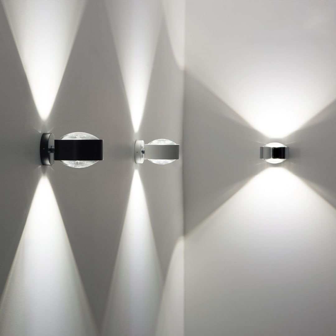 Top Light Puk Maxx Wall LED-Wandlampe in matt - dimmbares Design für Bad und Wohnzimmer, moderner Wandspot mit individuell anpassbarem Lichtkegel