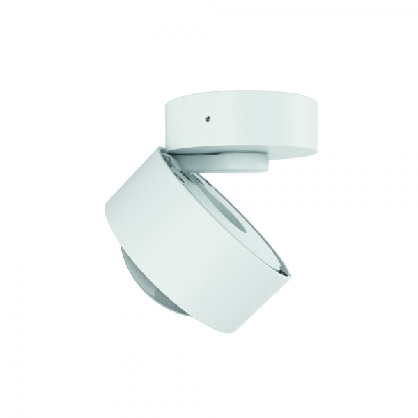 Top Light Puk Mini Move LED-Deckenlampe in Weiß matt - dimmbares Design, 360° drehbarer und 50° schwenkbarer Deckenstrahler für präzise Ausleuchtung und stimmungsvolle Atmosphäre