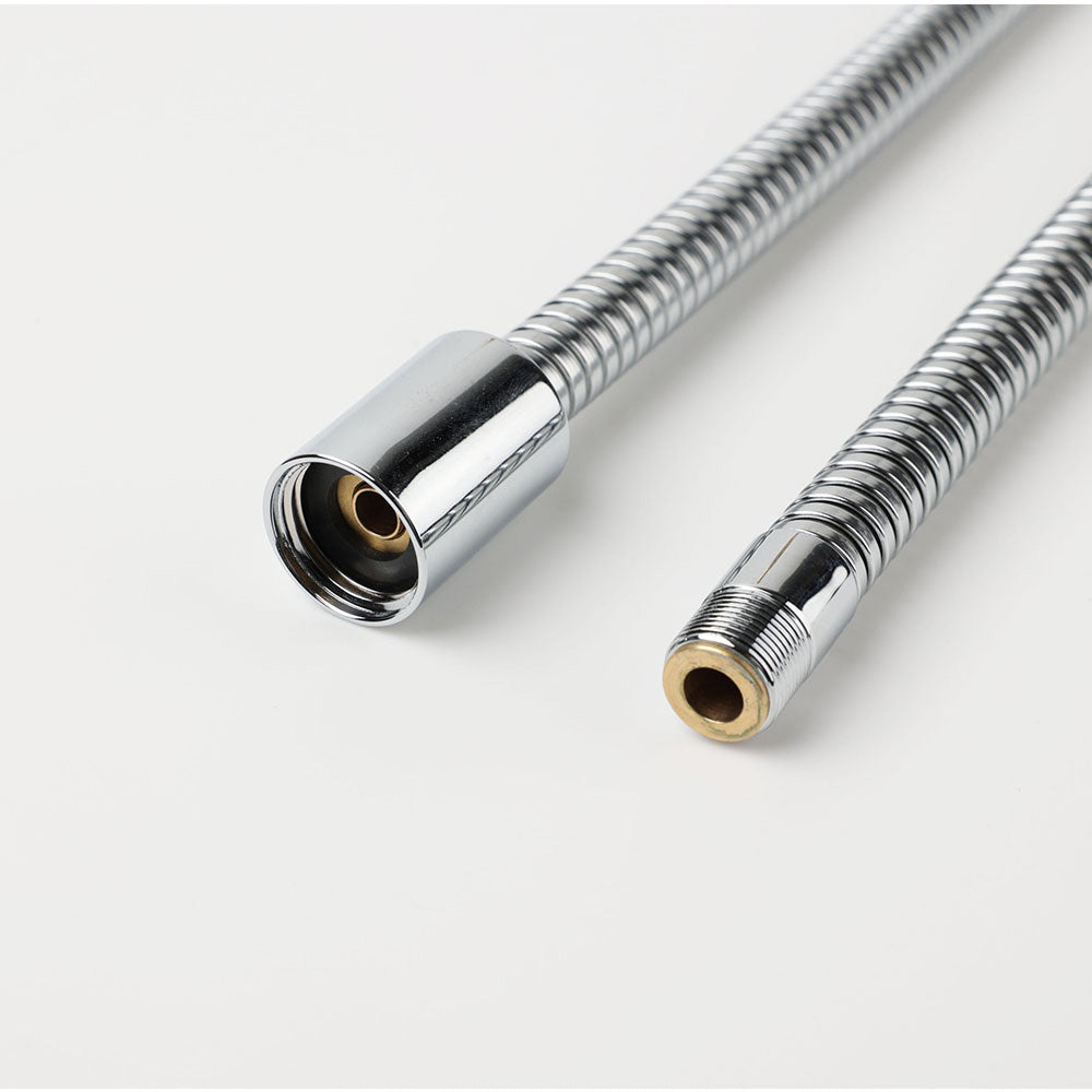 Verchromter Brauseschlauch 200 cm für Vola T2-S oder T60-S Handbrause – glänzender Look fürs Bad