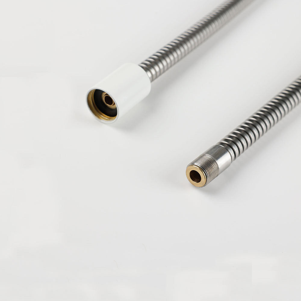 Brauseschlauch in Weiß matt, 200 cm – optimal für Vola T60-S oder T2-S Handbrausen