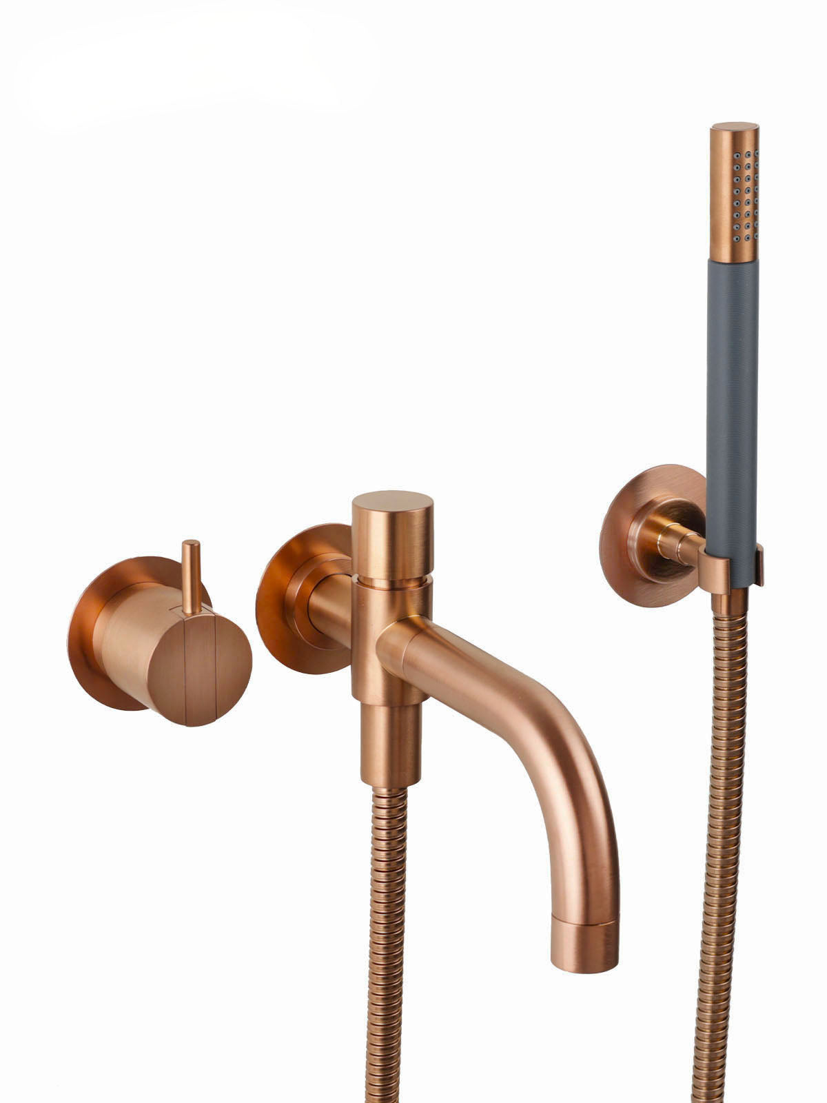 Vola Badewannenarmatur - Set 2141DT8-64 kupfer gebürstet