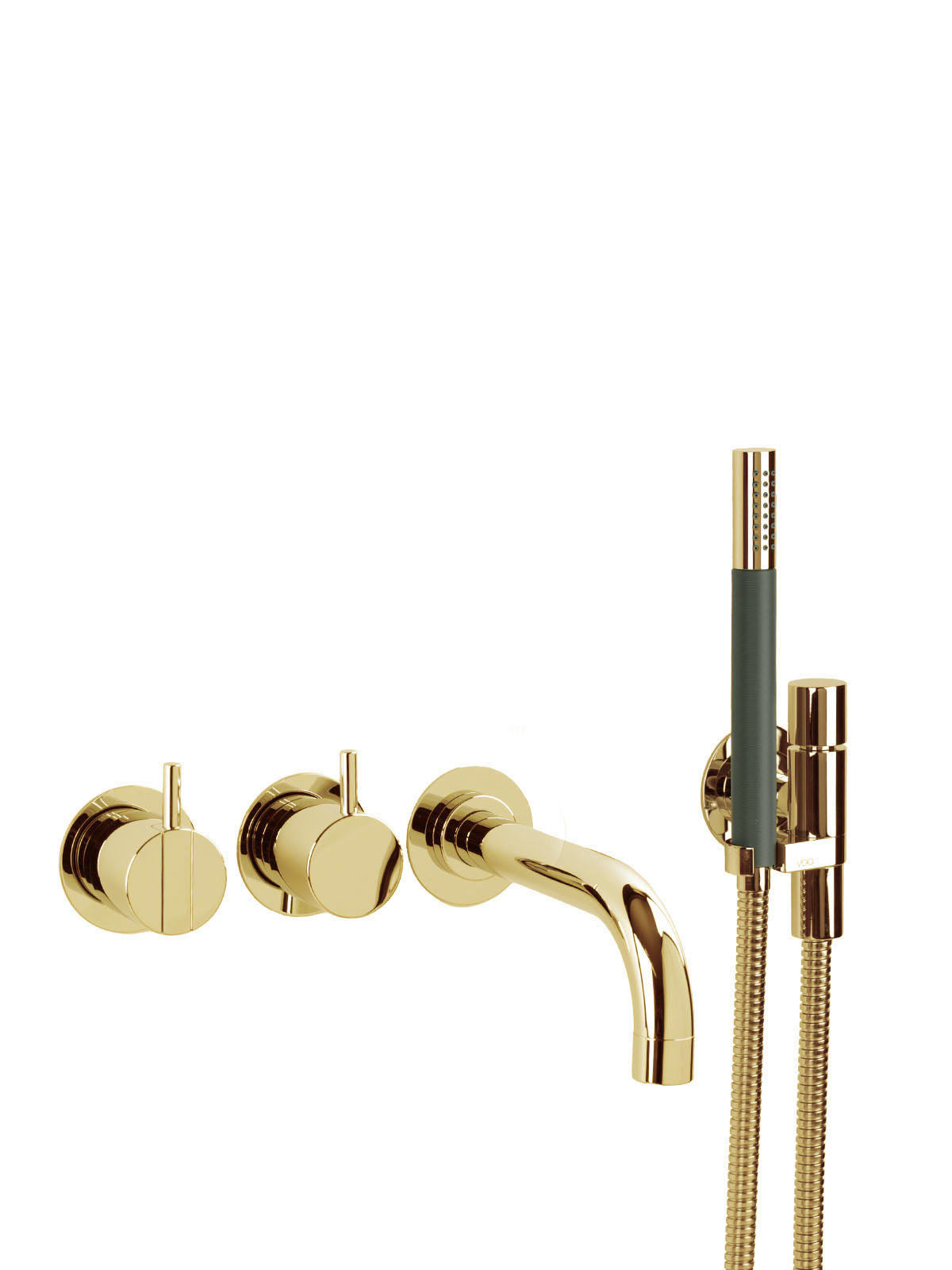 Vola Badewannen Set 2411C-071-19 messing natur