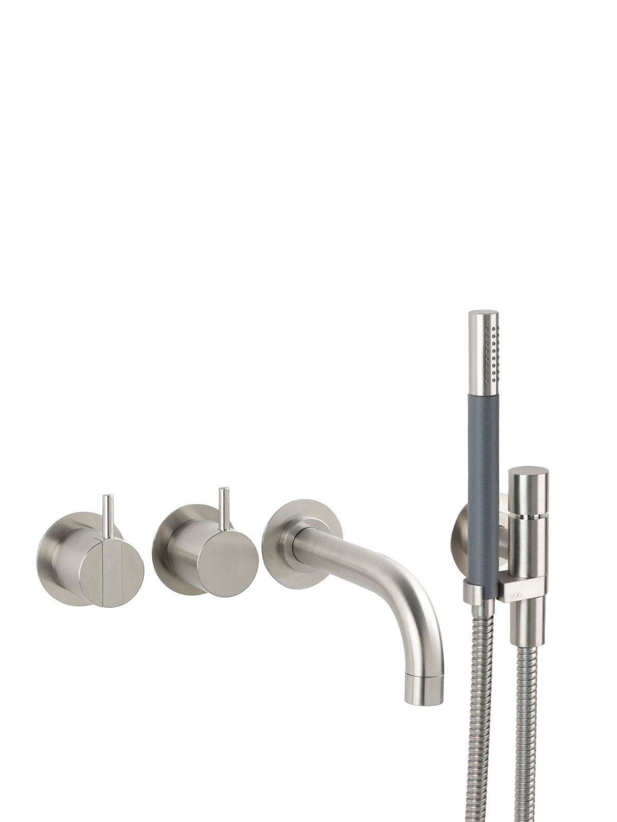 Vola Badewannen Set 2411C-071-40 Edelstahl gebürstet