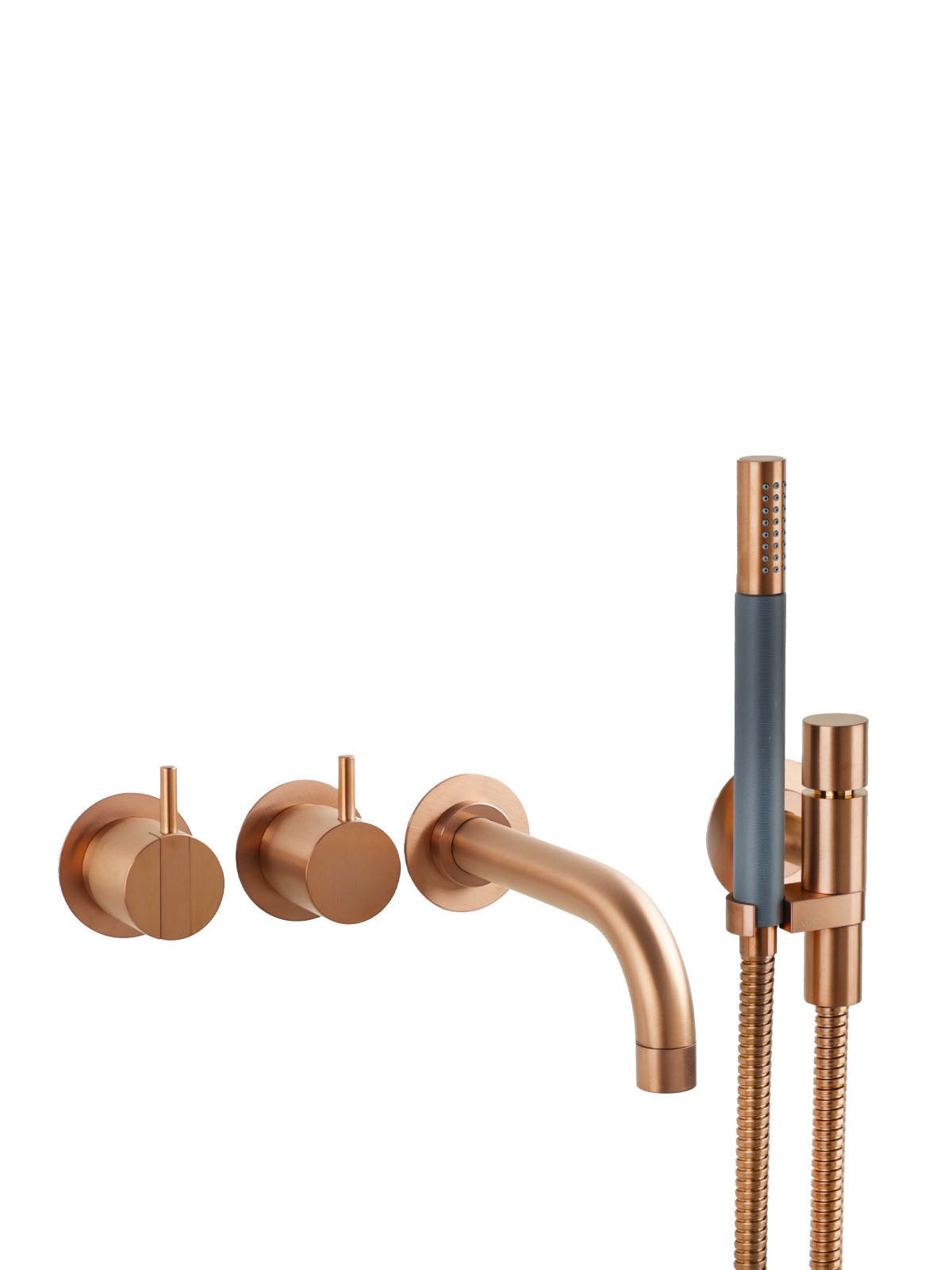 Vola Badewannen Set 2411C-071-64 kupfer gebürstet
