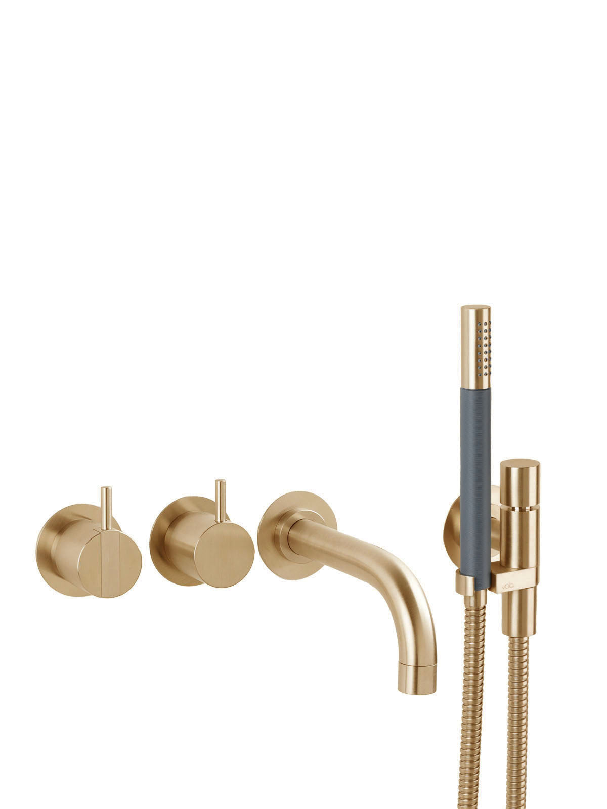 Vola Badewannen Set 2411C-071-70 gold gebürstet
