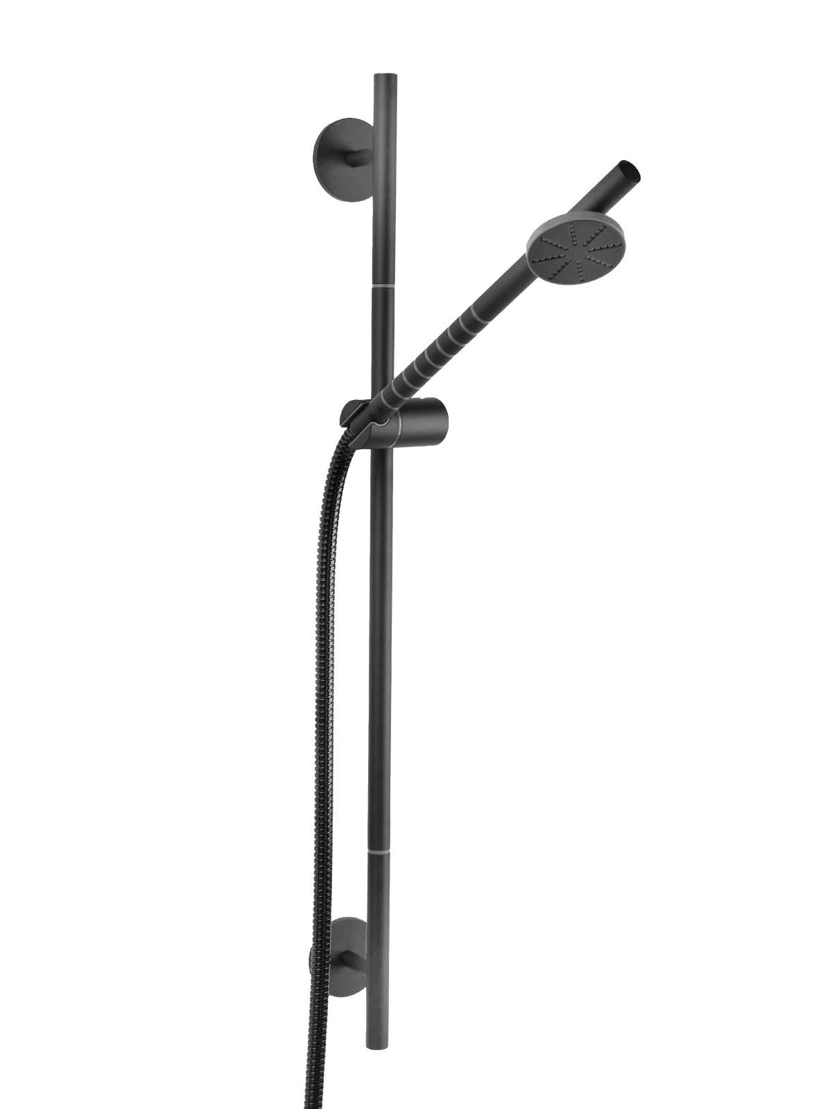Vola Brause Set mit Rundkopfhandbrause T65-27 schwarz matt