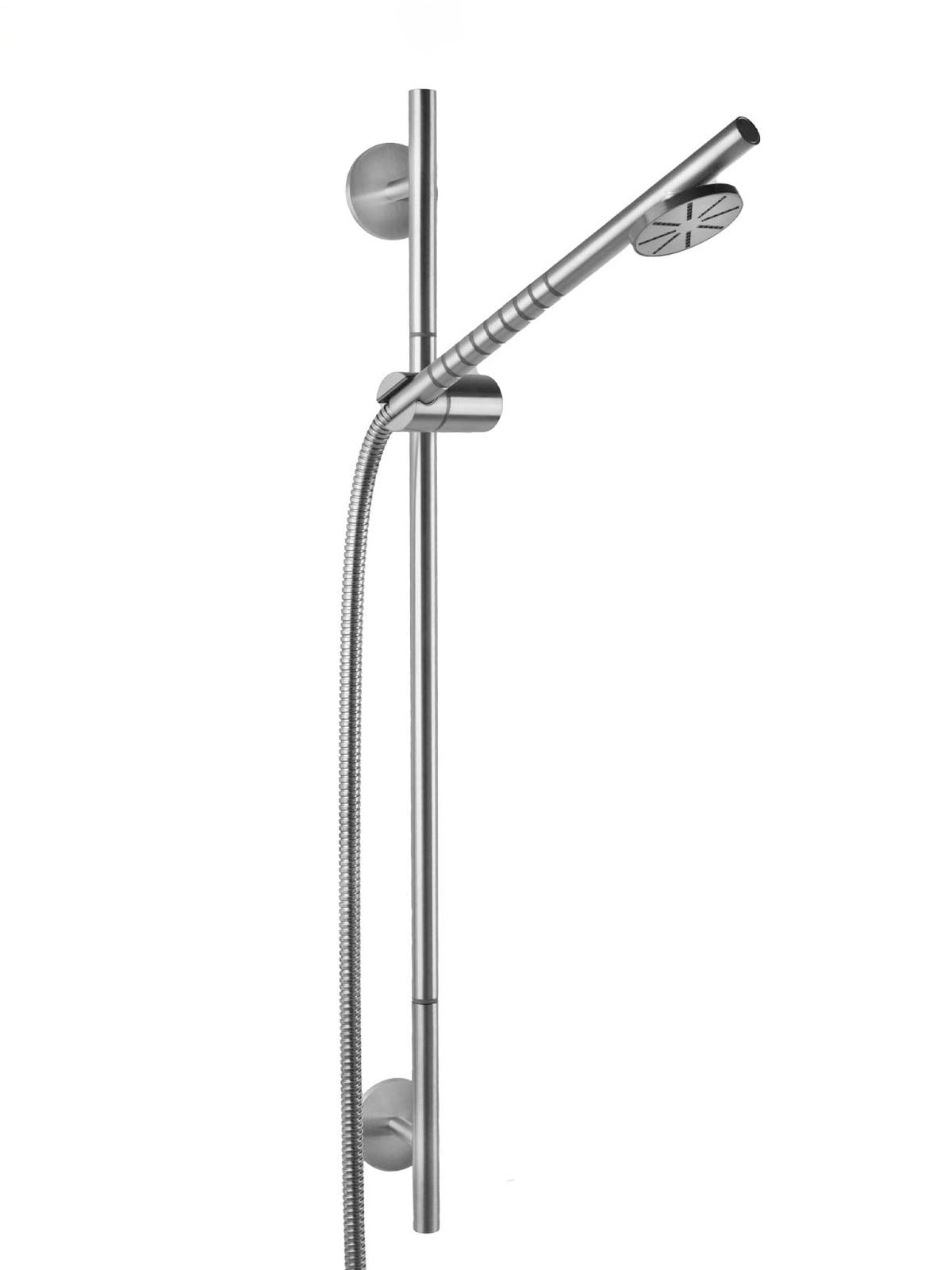 Vola Brause Set mit Rundkopfhandbrause T65-40 Edelstahl gebürstet