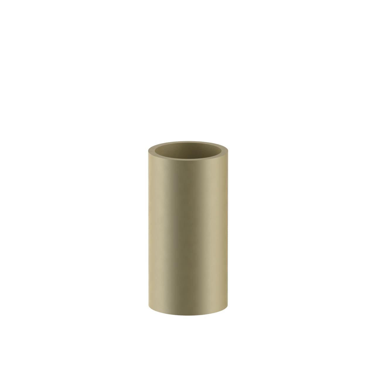 Matt British Gold PVD Mundhalter aus massivem Messing, Young Kollektion Fantini, luxuriöses Zahnputzaccessoire für elegantes Badezimmer, produziert in Italien