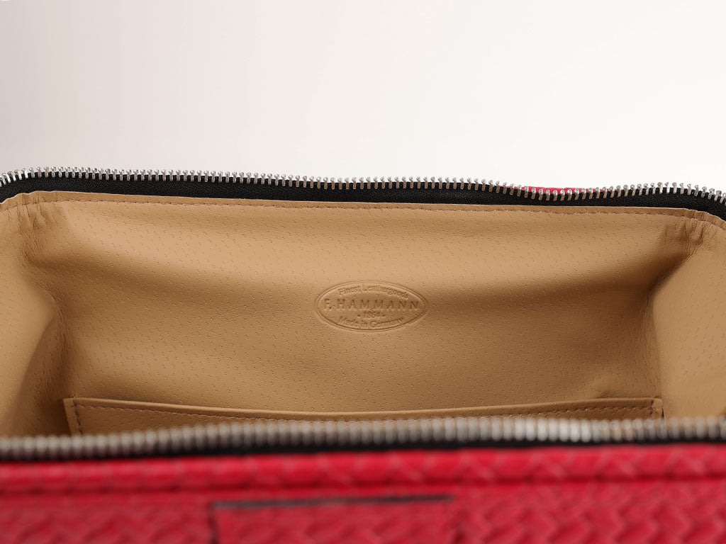 Toiletry bag Mousetrap High (M) - woven red