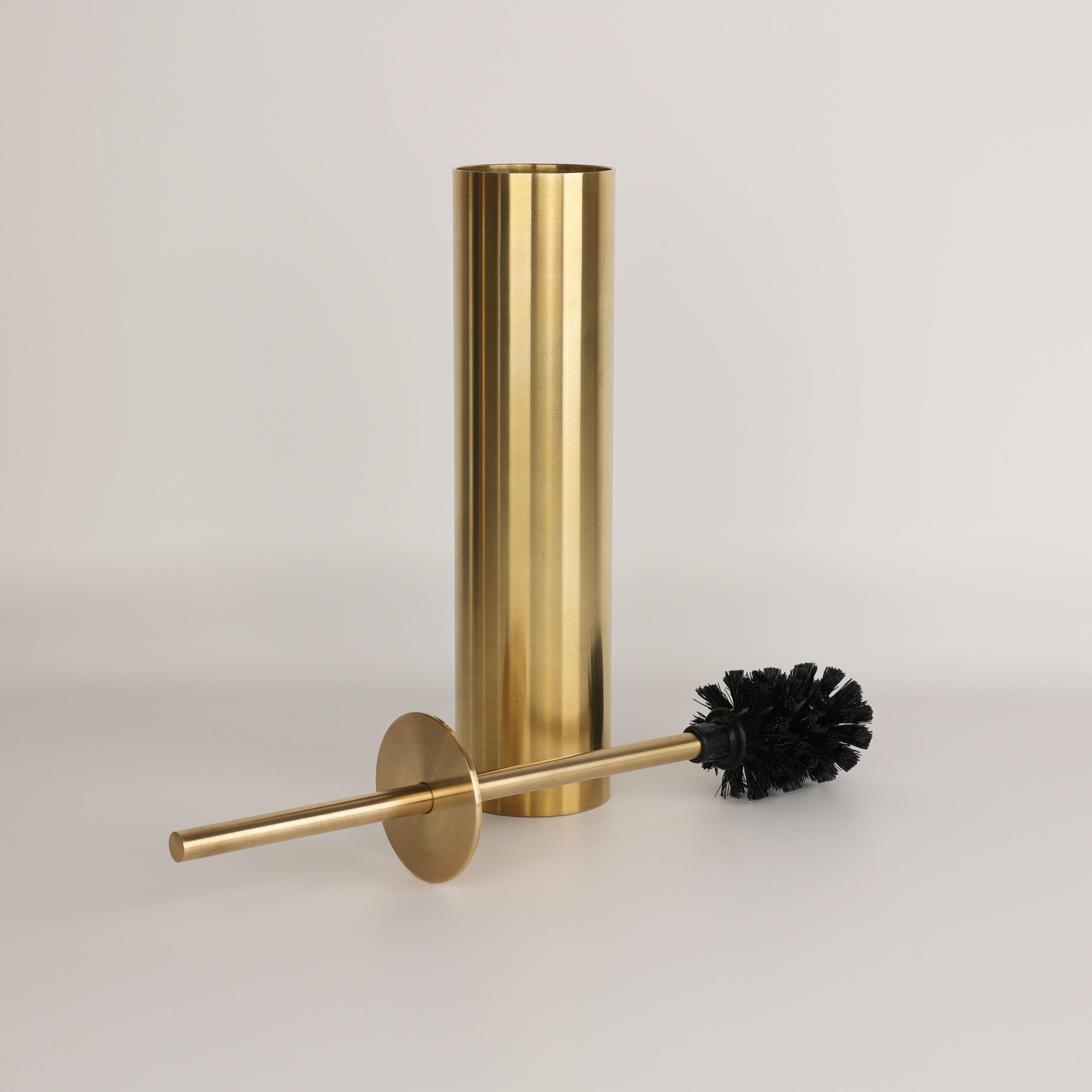 Toilet brush DEEP - brushed brass