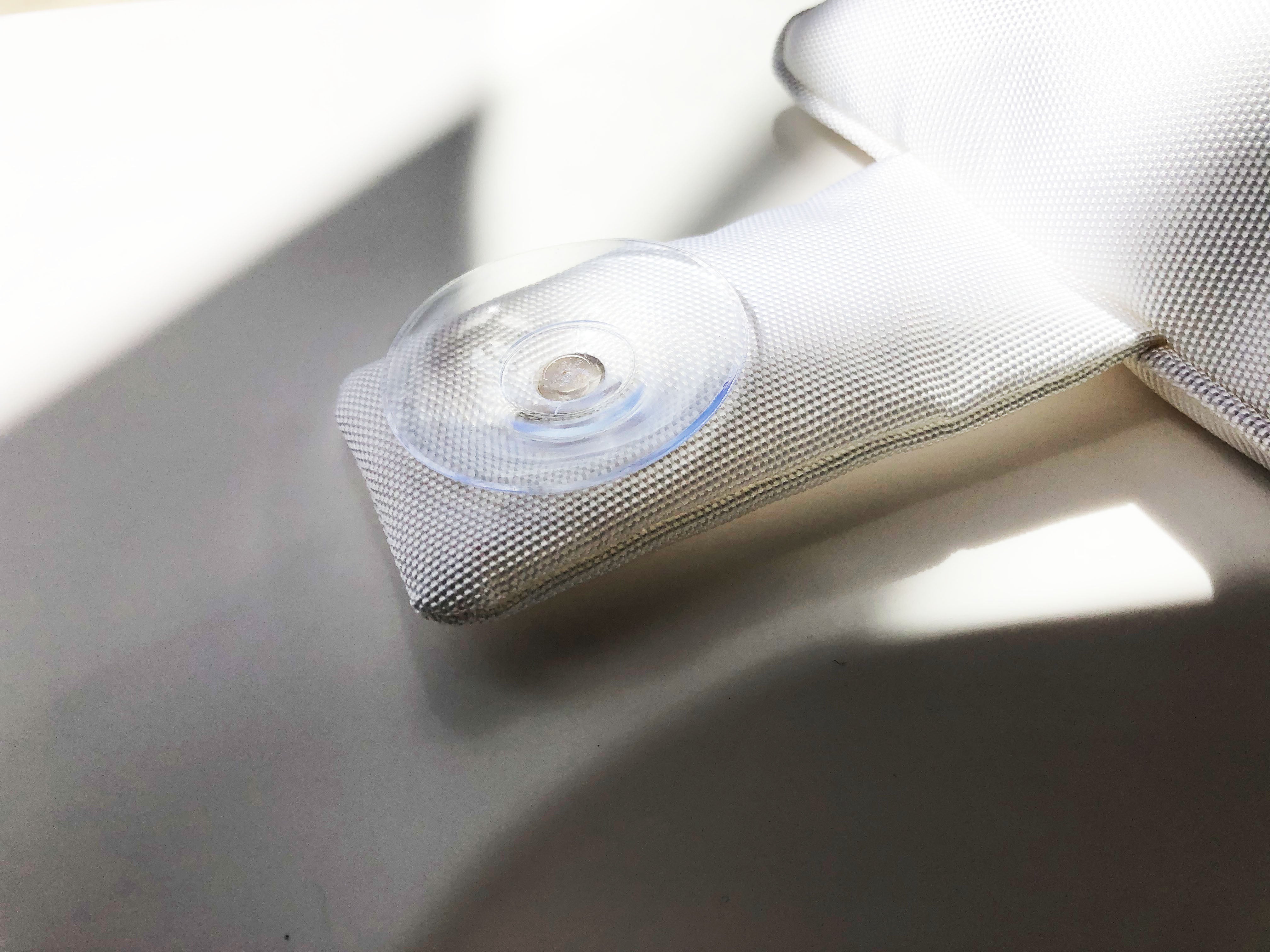 Badewannenkissen mit Saugnäpfen.