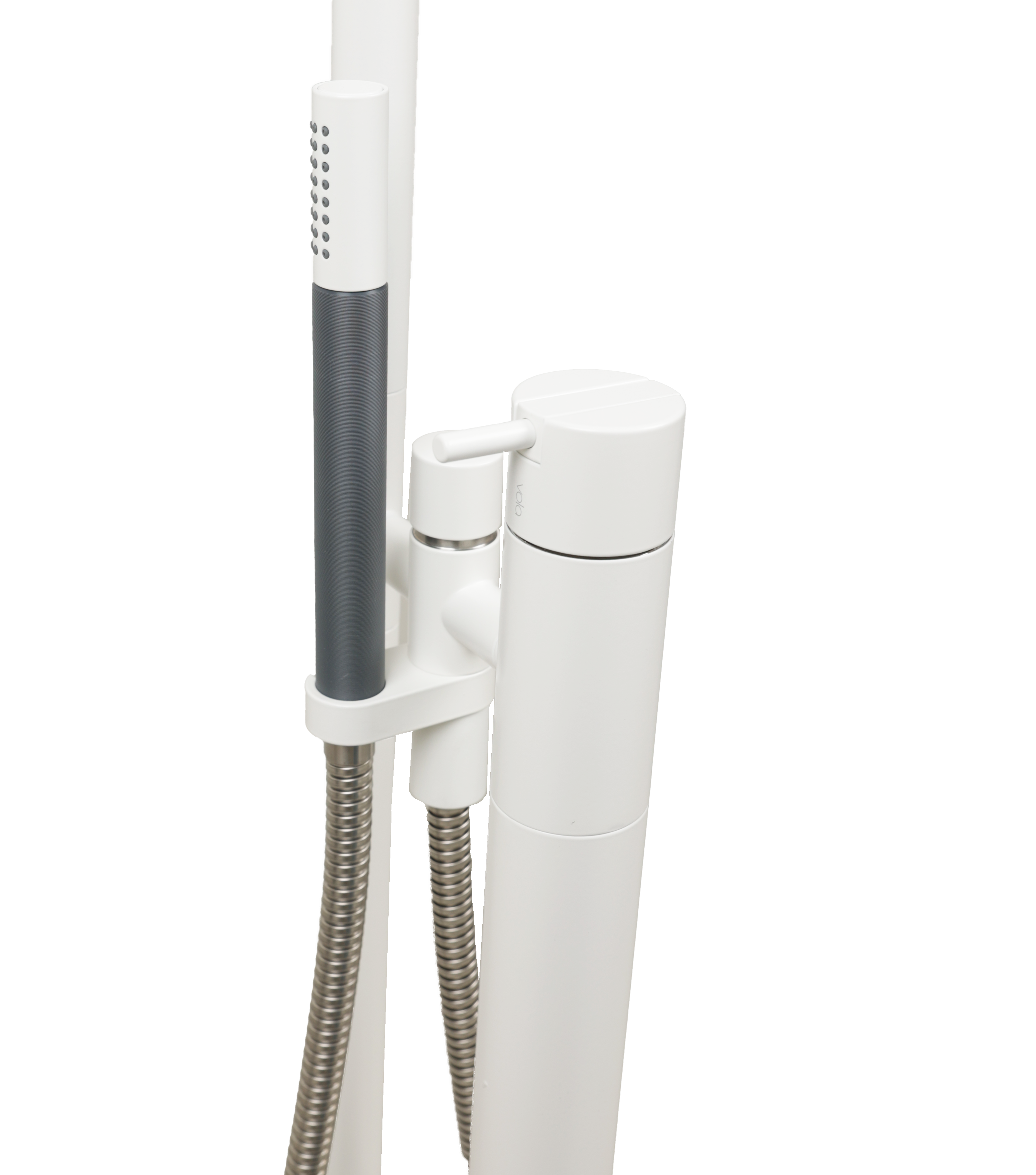 Wannenstandarmatur VOLA FS1/930-28 weiß matt