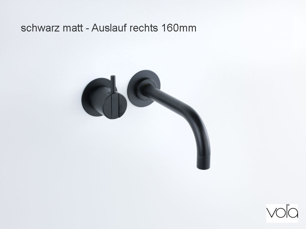 Wandarmatur VOLA 111 schwarz