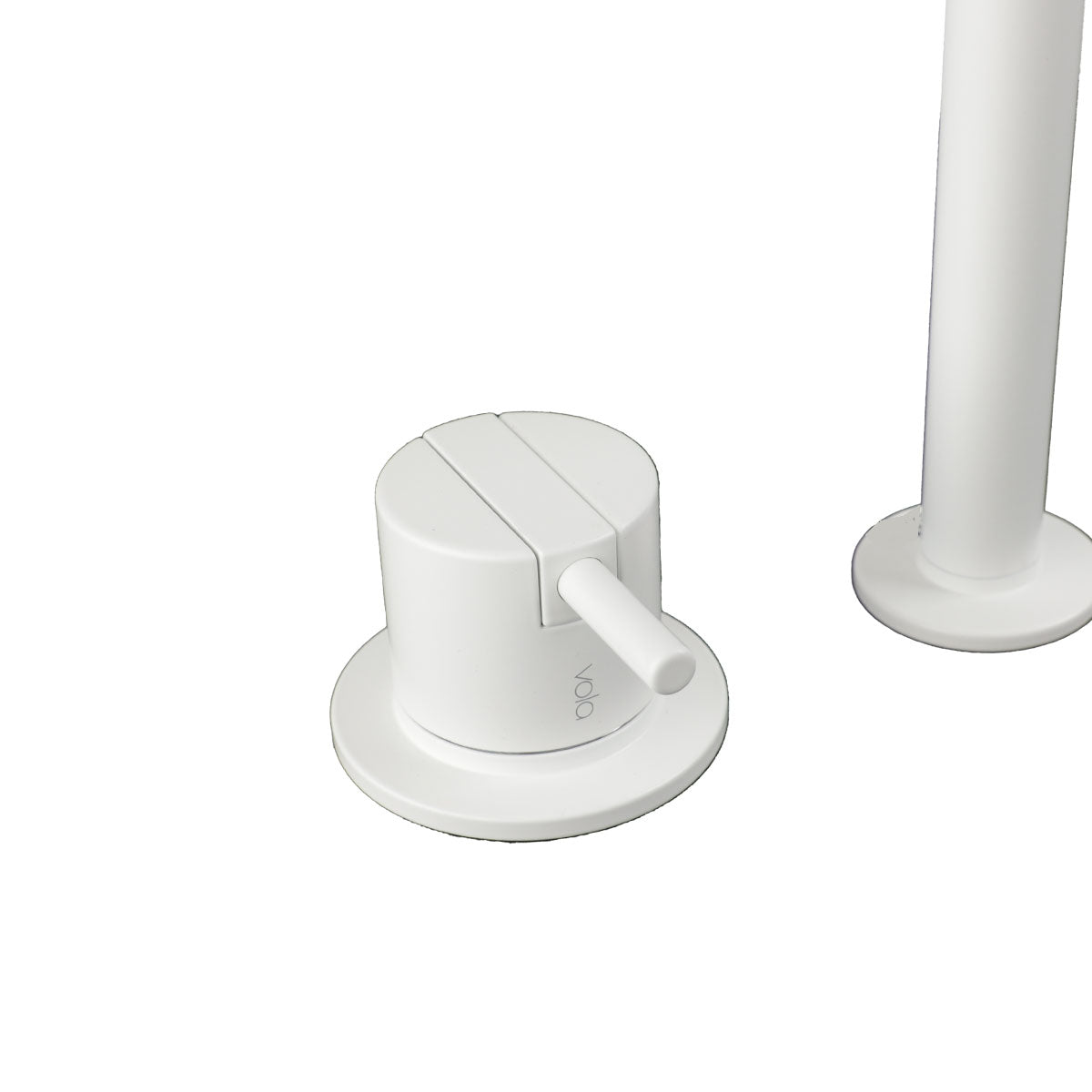 VOLA Zweilocharmatur 590-28 weiß matt