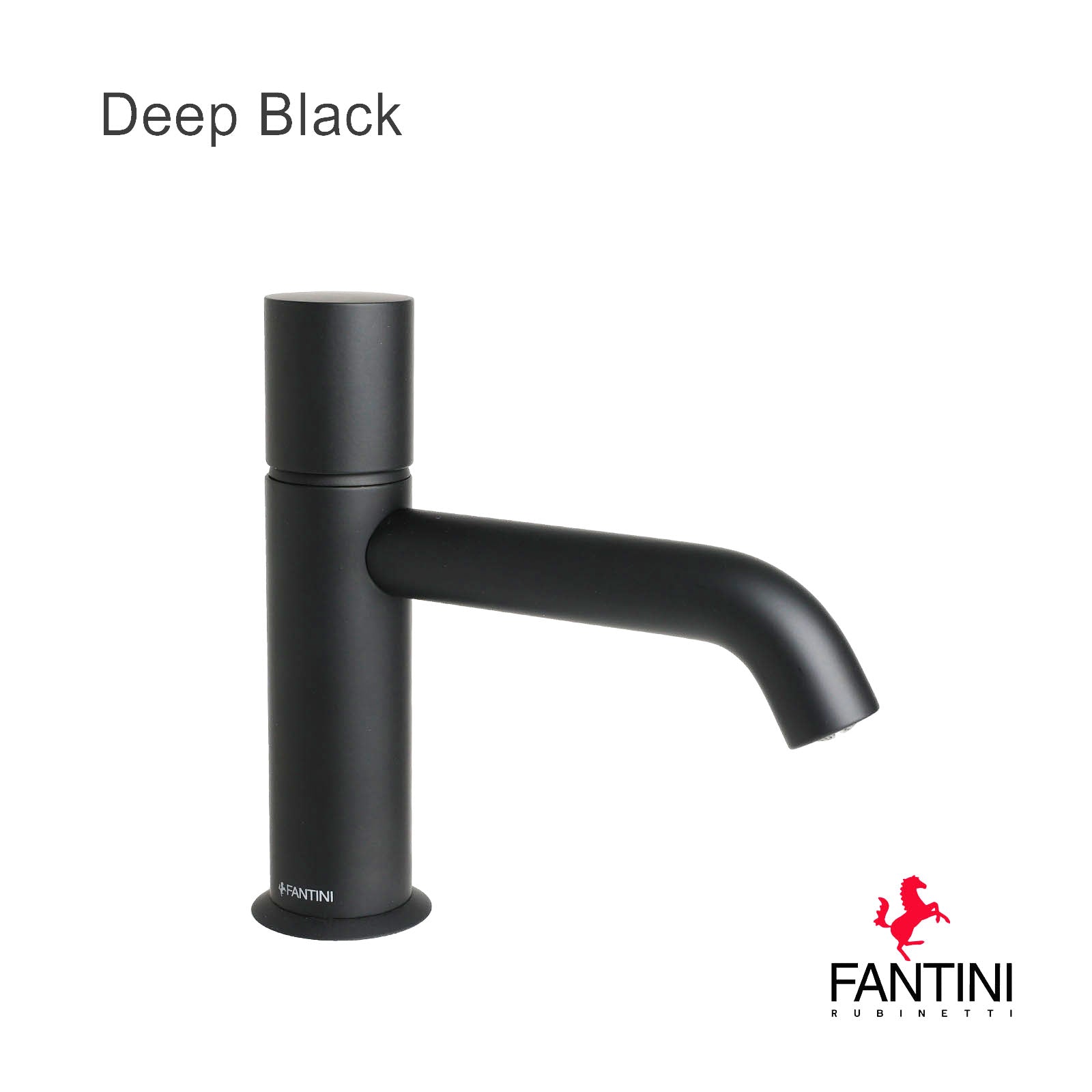 Waschtischmischer Fantini Nostromo 50 S1 E903WF Deep Black PVD