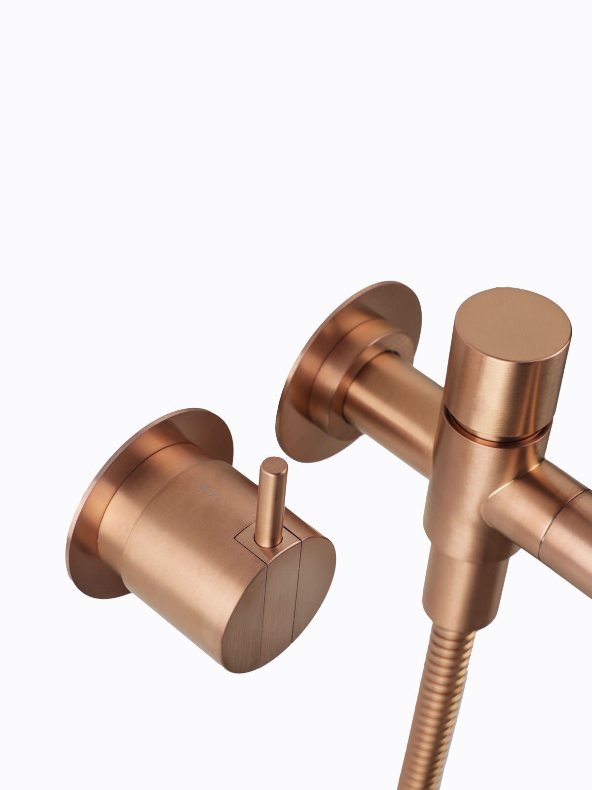 Vola Badewannenarmatur - Set  2141DT8-64 kupfer gebürstet