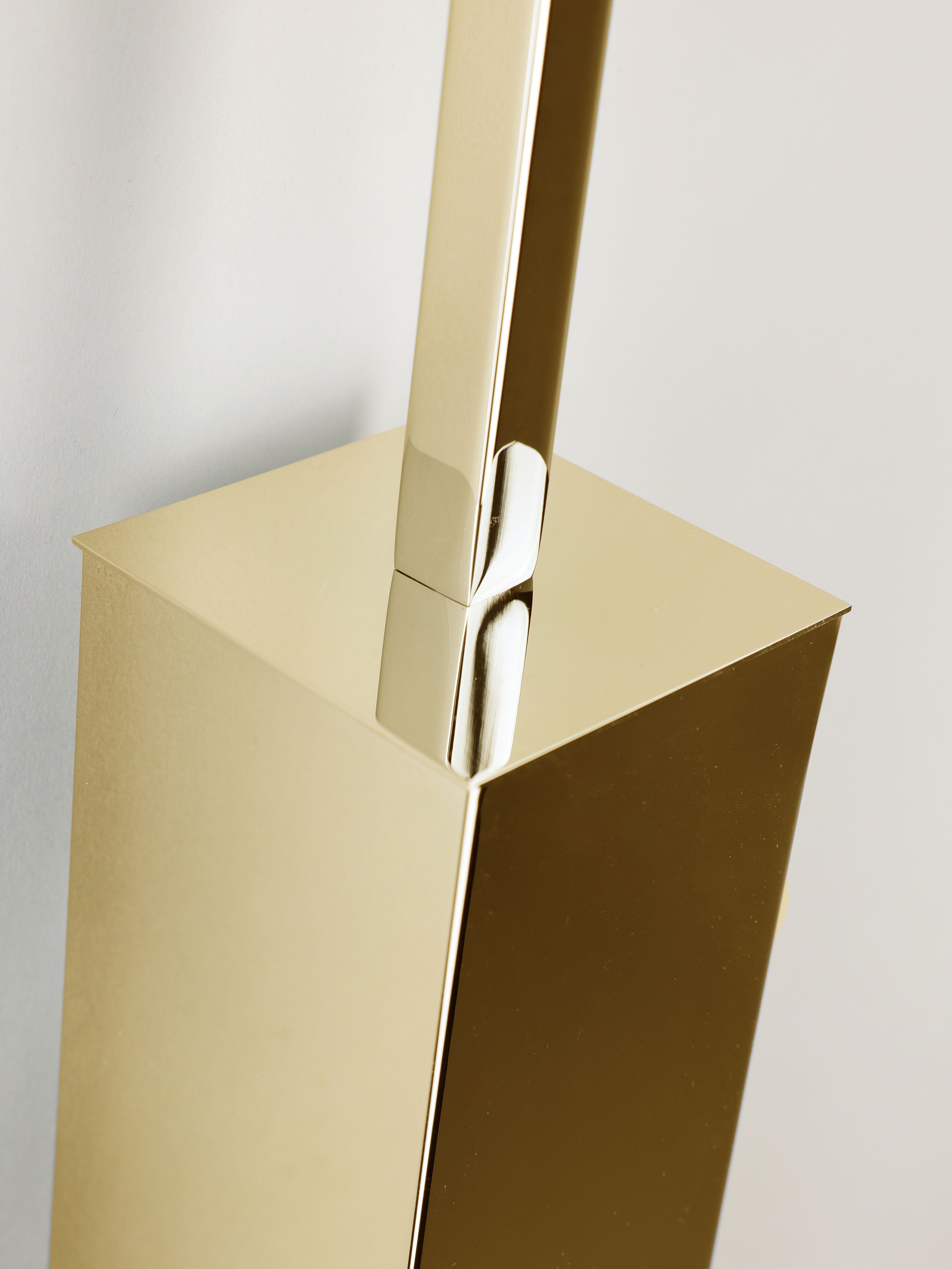 Corner Wand WC-Bürste gold