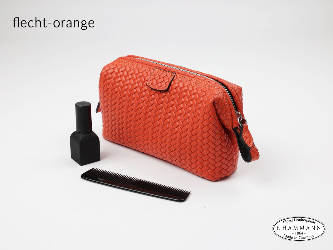 Kleine Kulturtasche mit Froschmaul Öffnung