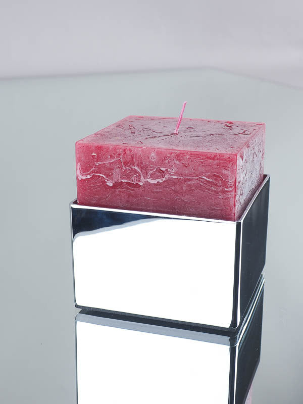 Kerzenhalter DECOR WALTHER BK KNH mit roter Kerze