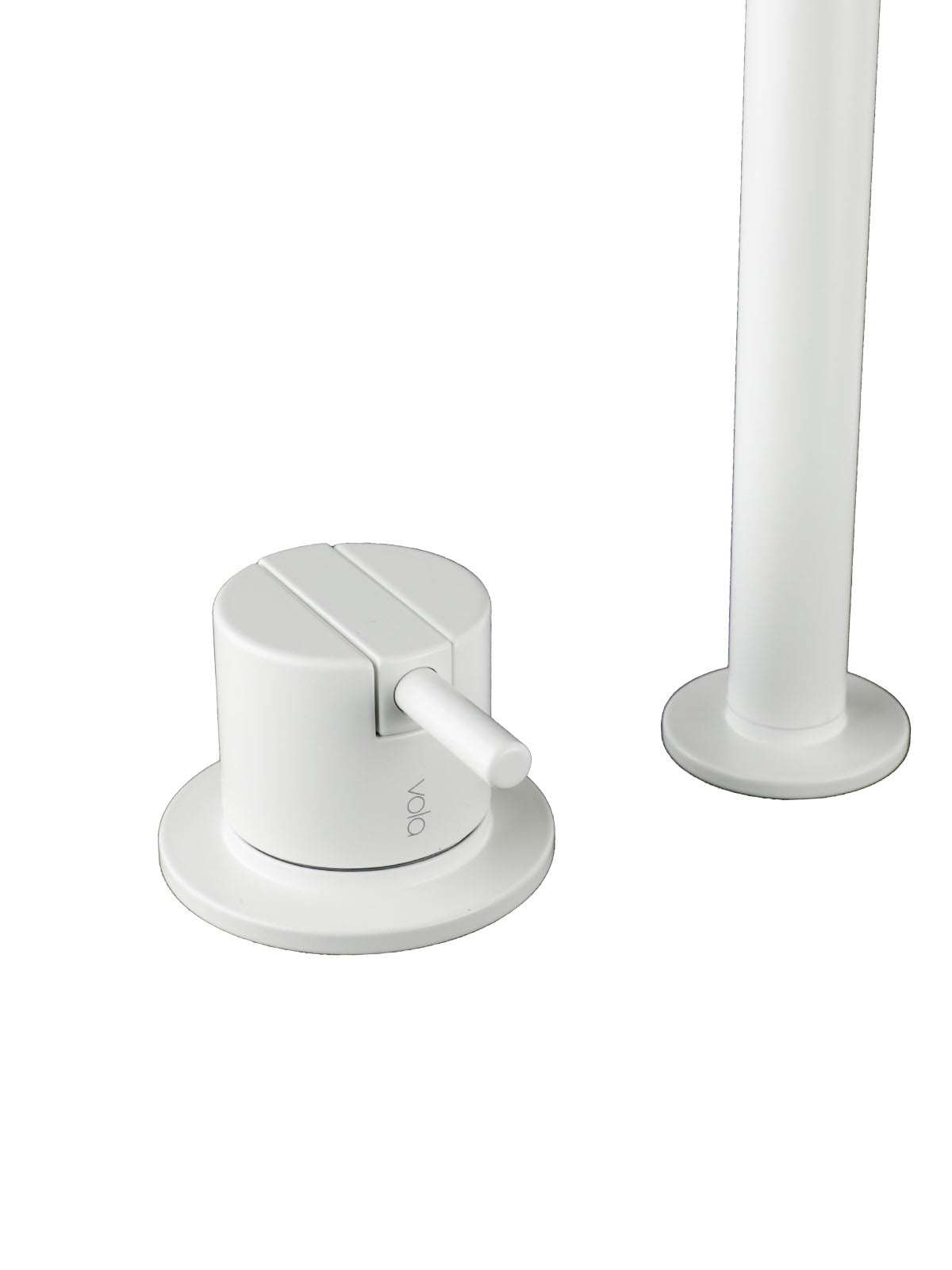 Vola Wannenrandarmatur SC10-28 weiß matt