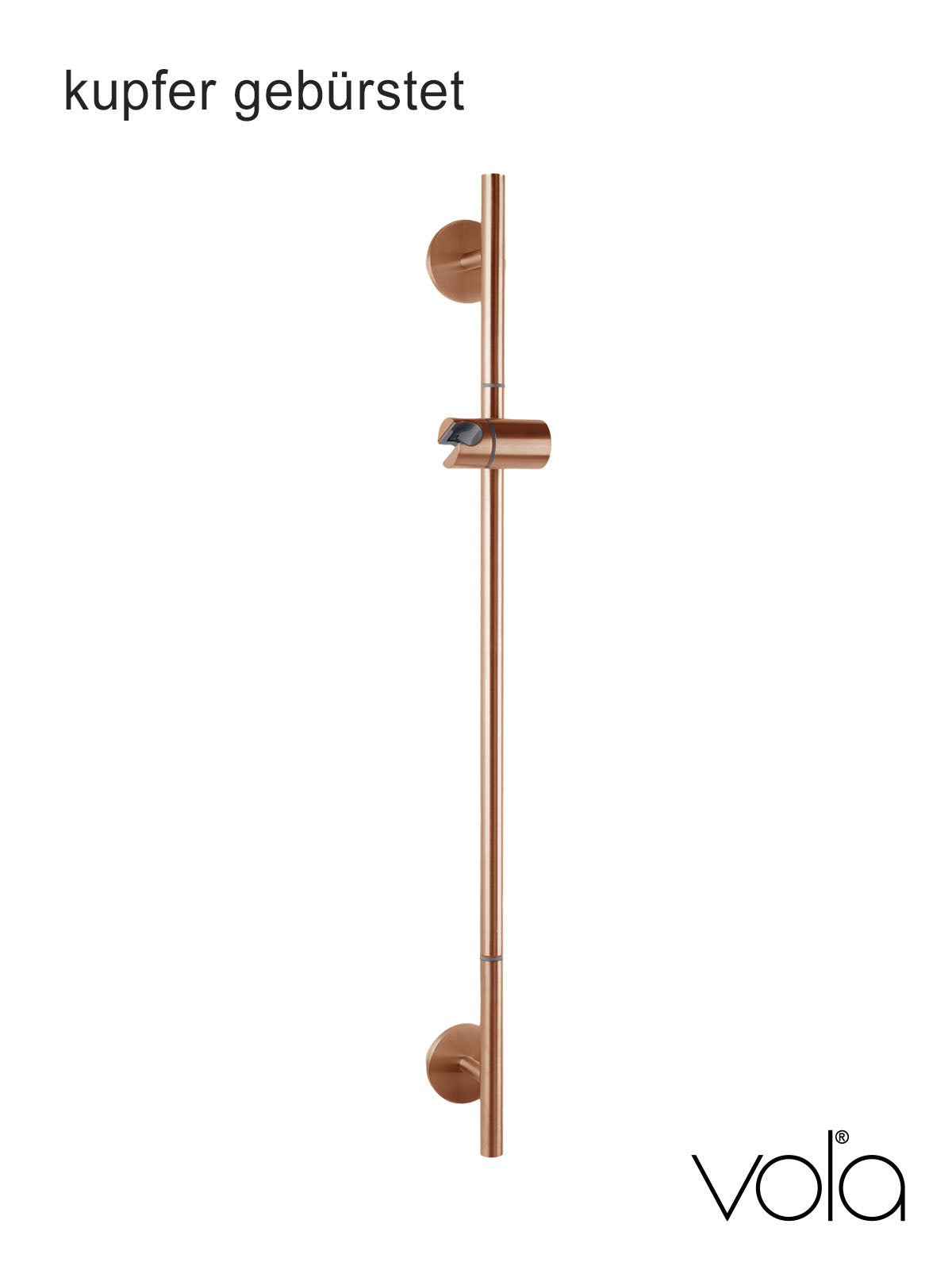 Vola Brausestange T65T60- 64 kupfer