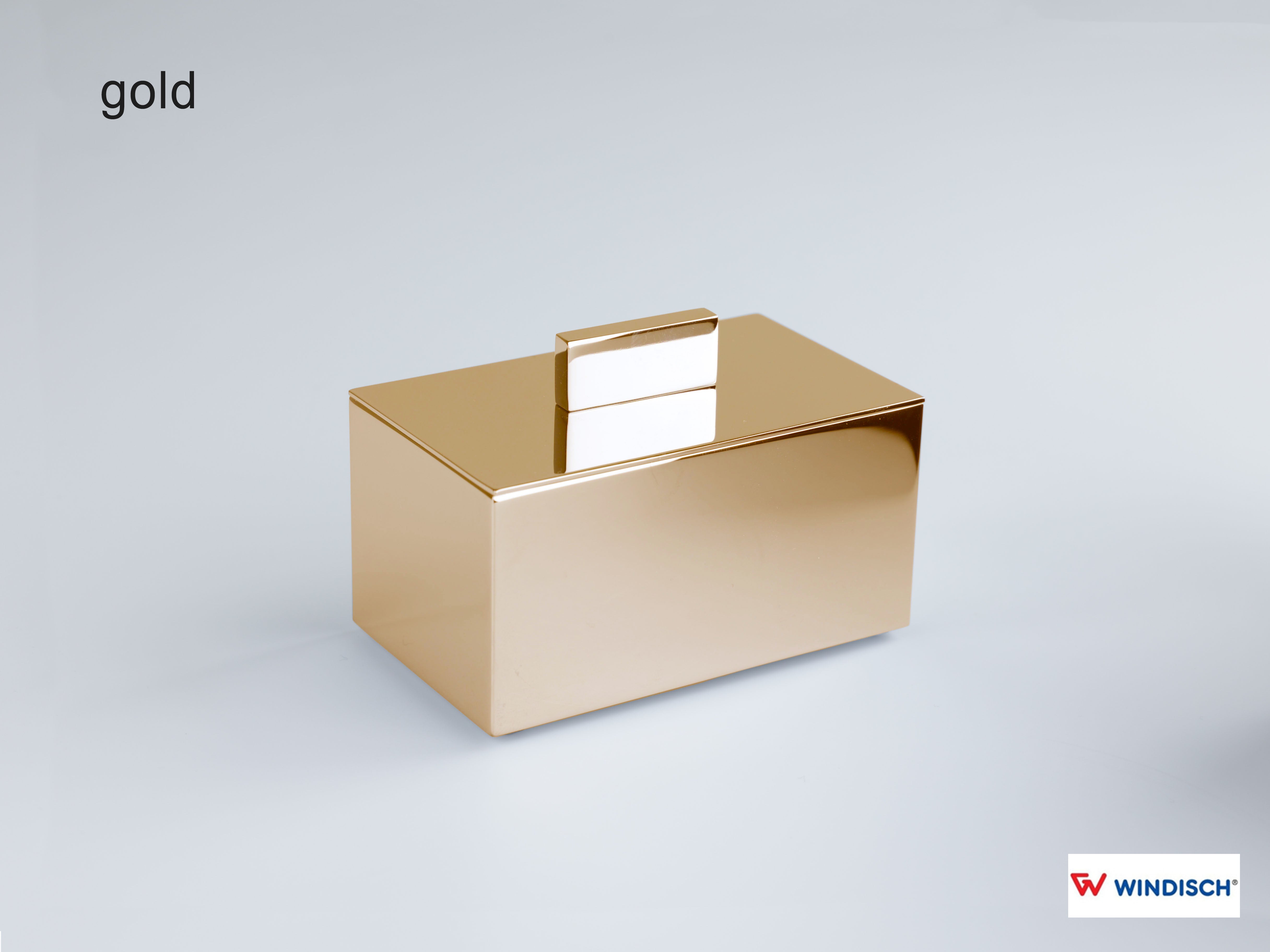 Windisch Utensilienbehälter Bad gold