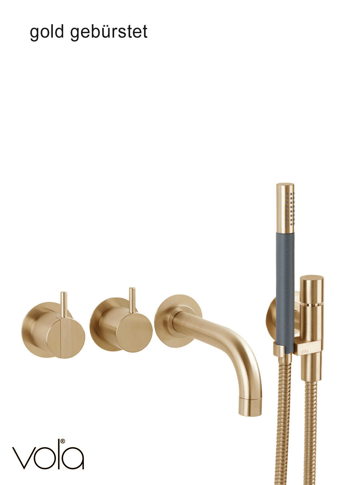 Vola Badewannenarmatur 2411C-071-70 gold