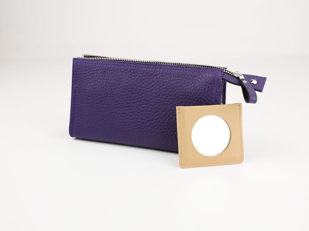 Kleine Kosmetiktasche lila