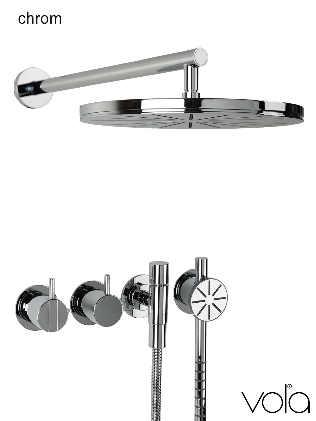 Vola Brausearmatur 2471S-061-16 chrom