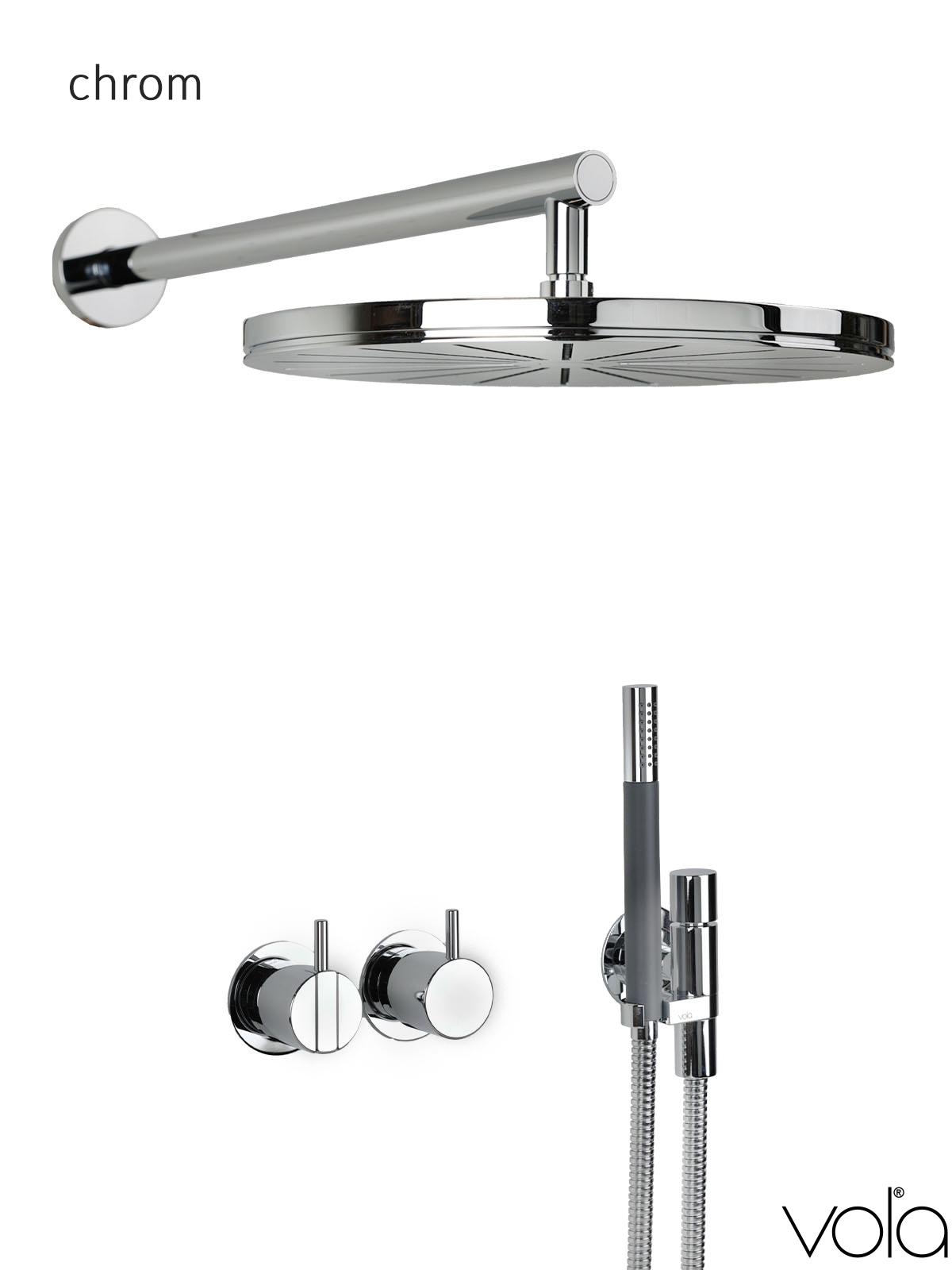 Vola Dusche 2471-061 chrom komplett
