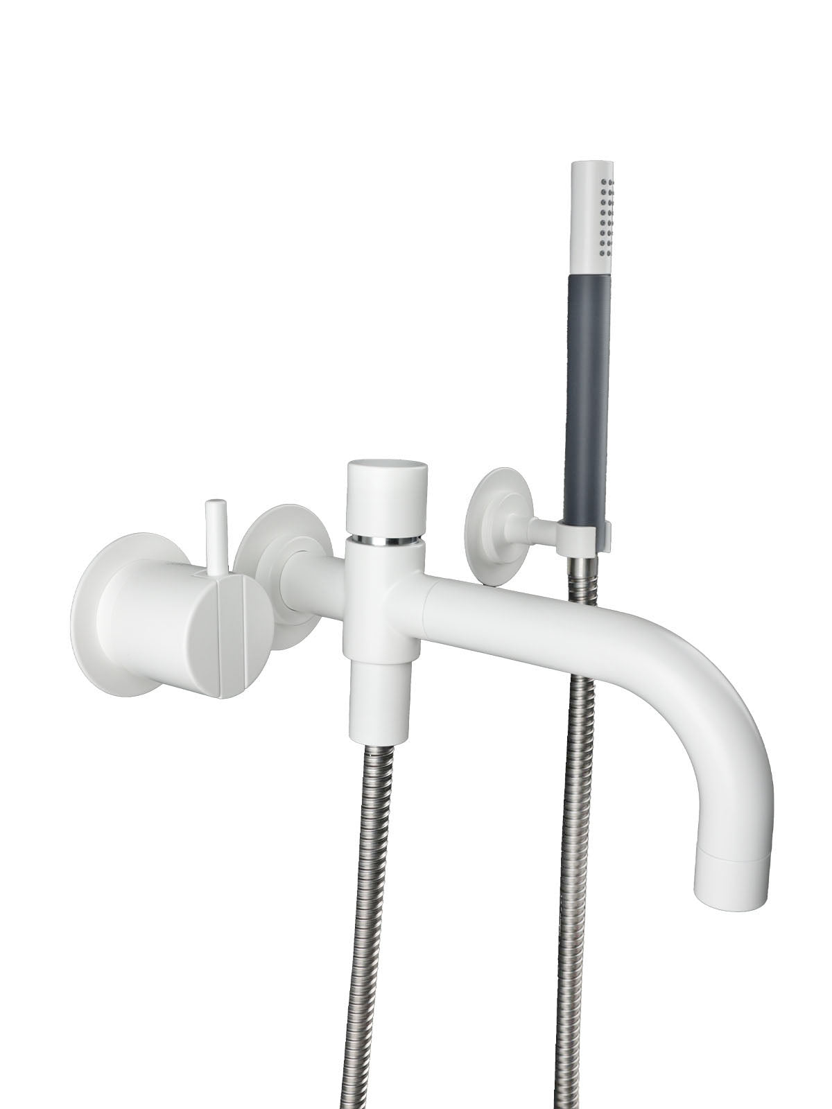 Vola Badewannenarmatur - Set 2141DT8-28 weiß matt