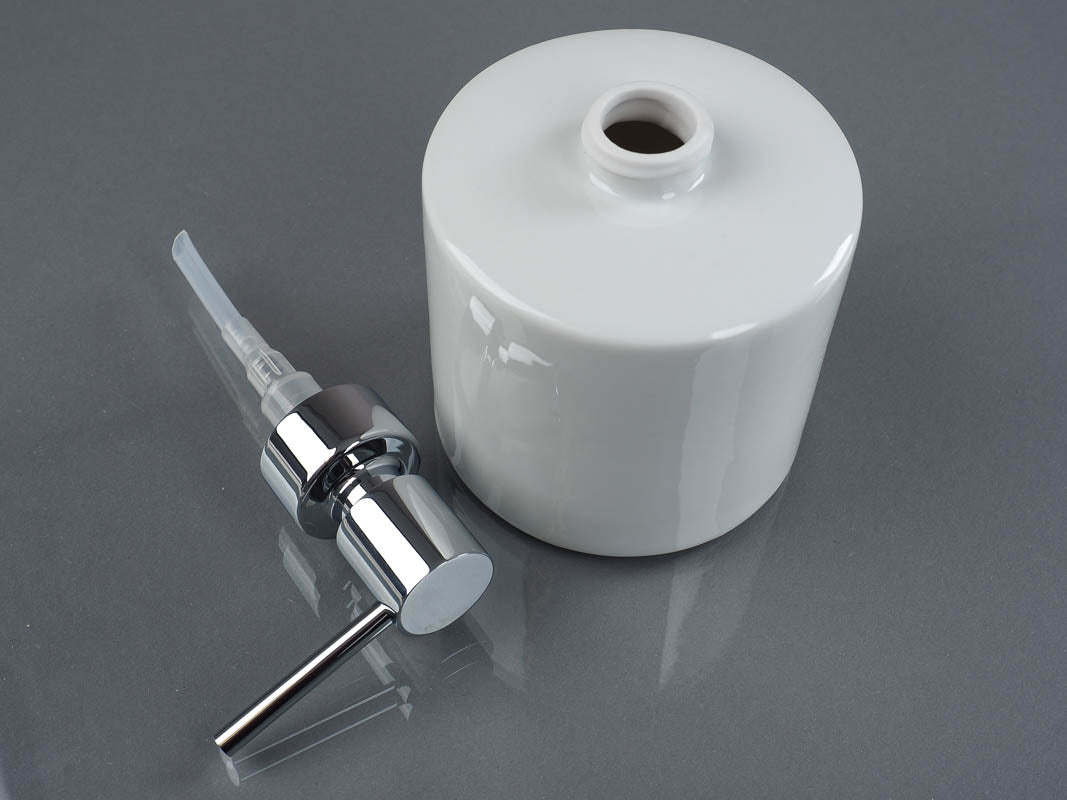 Seifenspender Porzellan weiß DECOR WALTHER  DW520 chrom