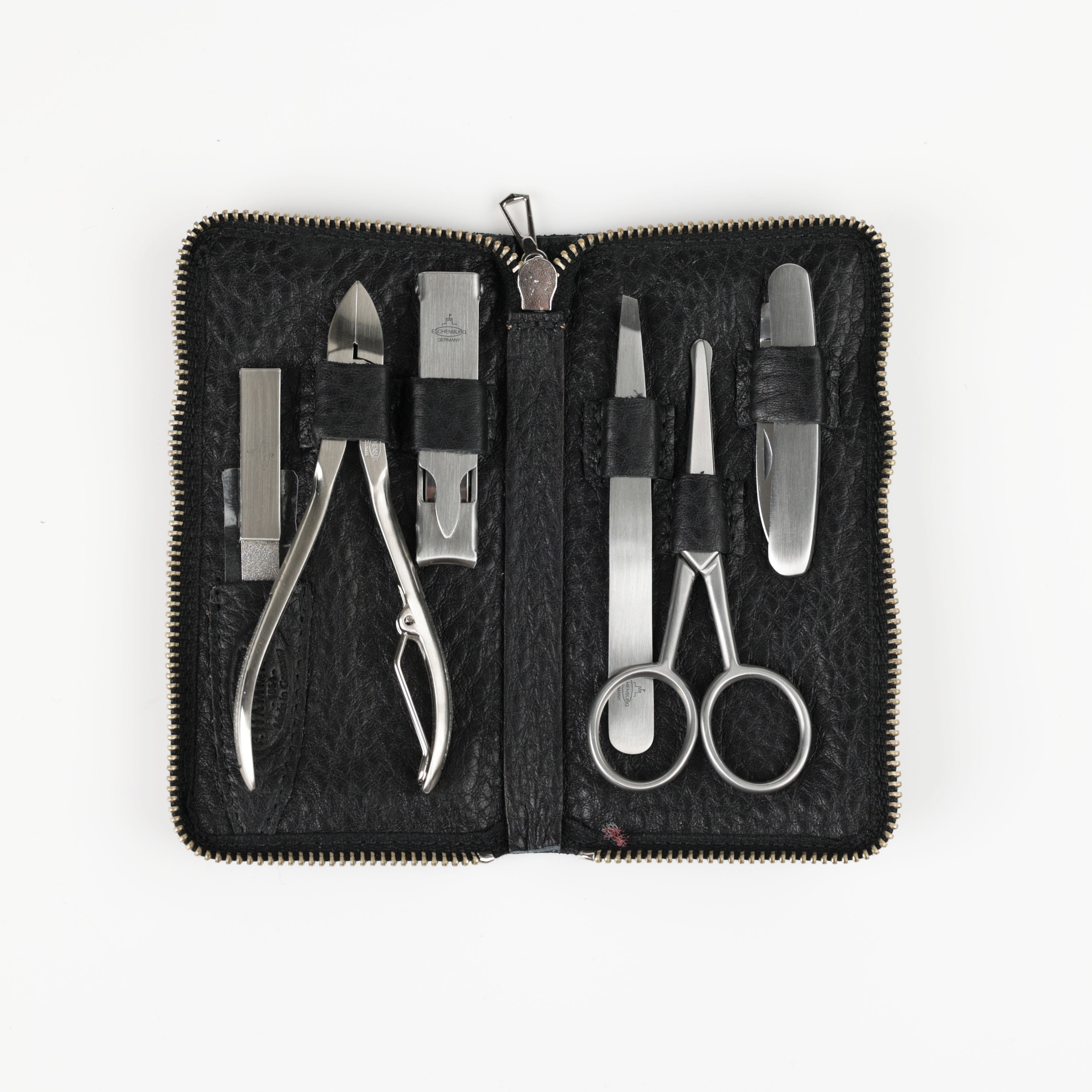 F. Hammann Set Leder schwarz