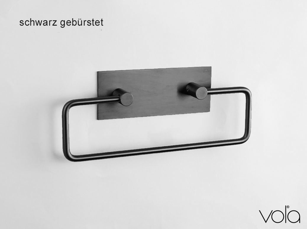 Handtuchhalter VOLA schwarz gebürstet 