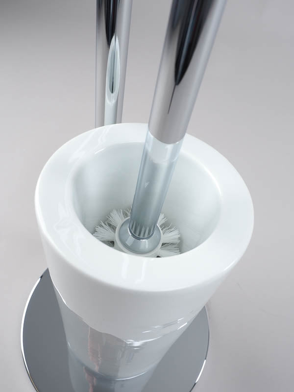 WC - Bürstenganiturkombi DW 6700 weiss chrom