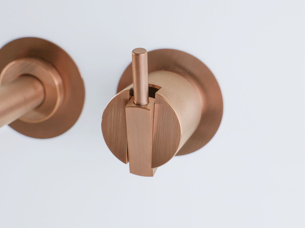 Wandarmatur VOLA 121 kupfer gebürstet