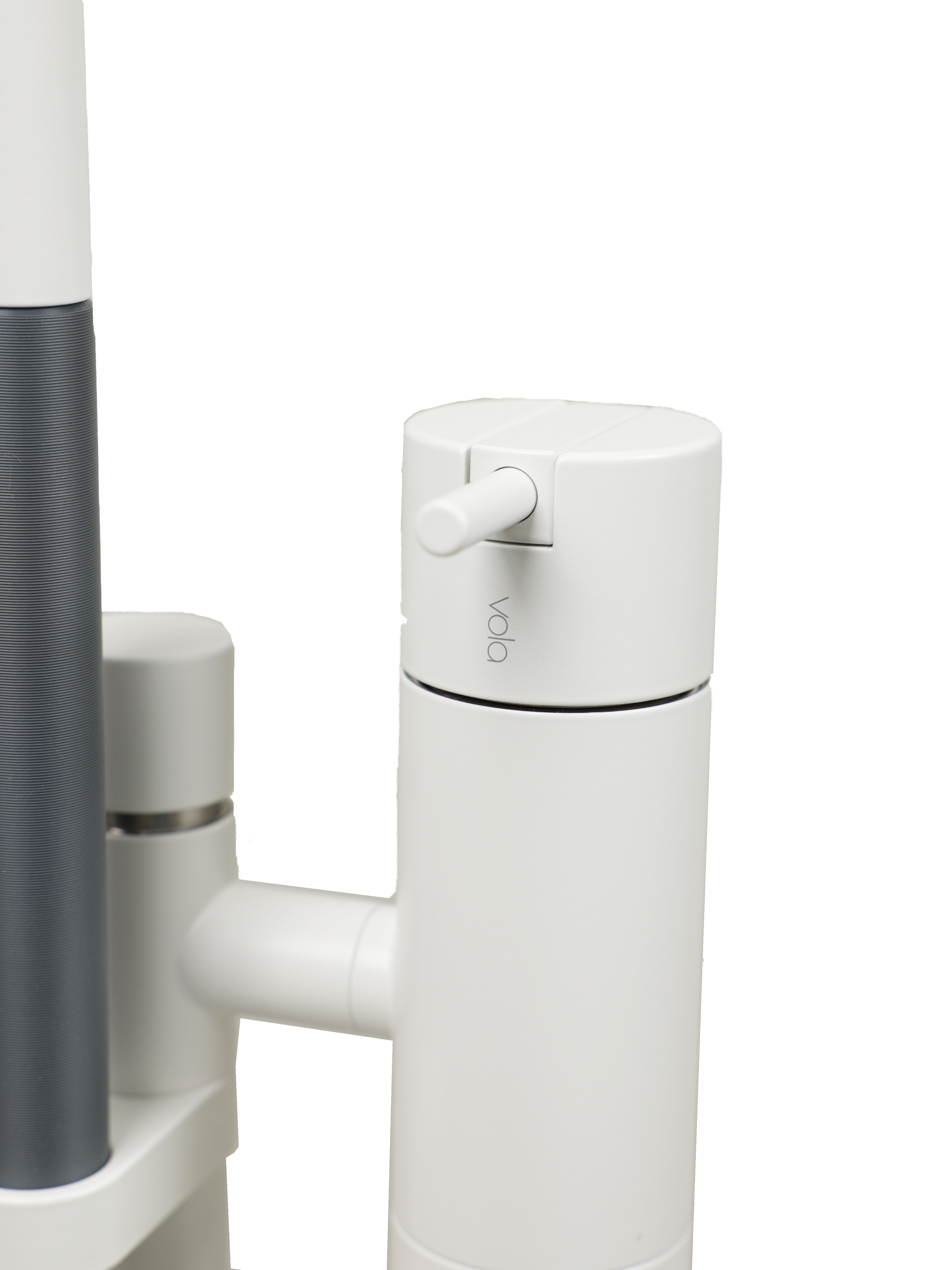 Wannenstandarmatur VOLA FS1/930-28 weiß matt