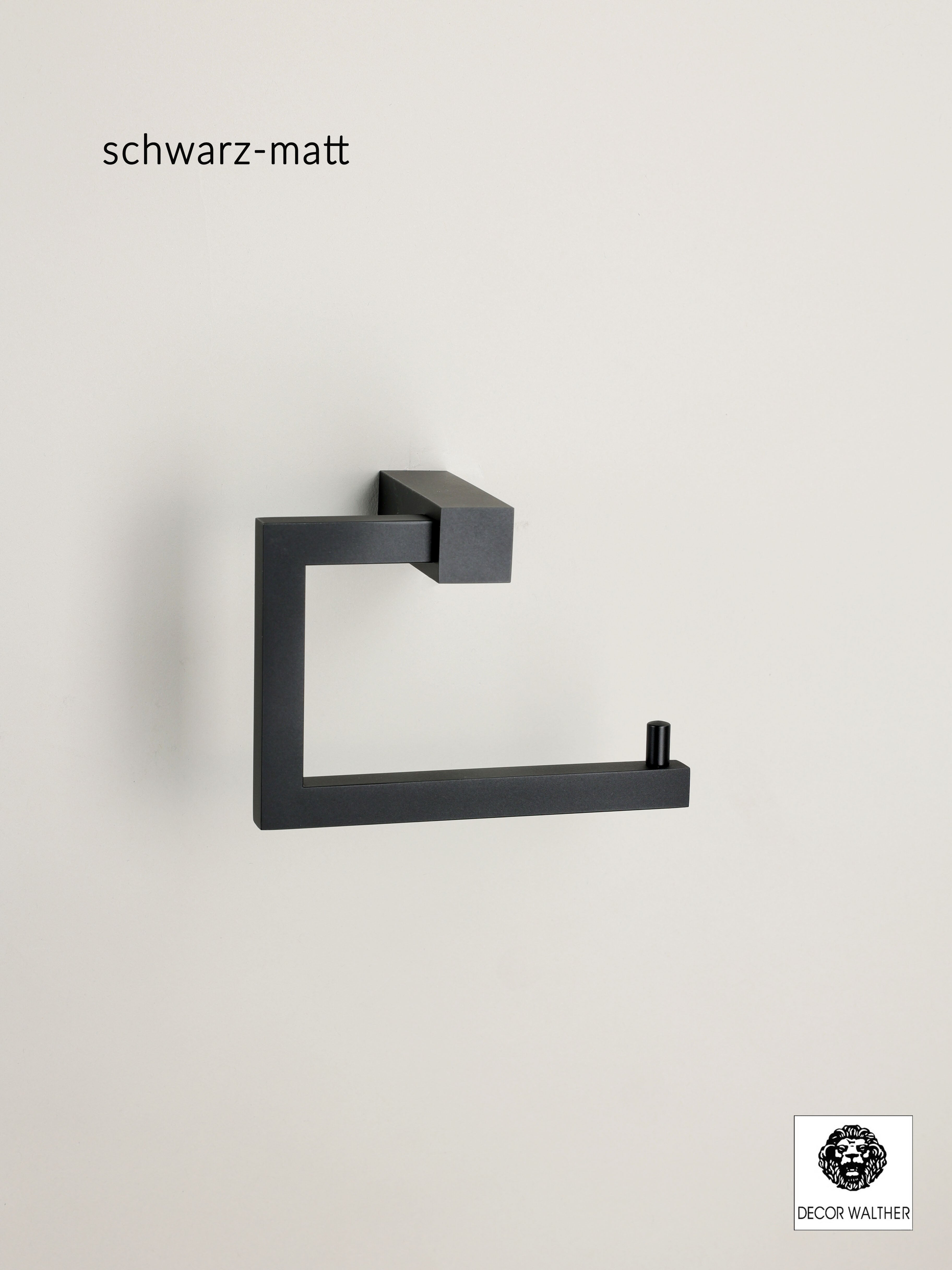 Papierhalter Decor Walther CORNER schwarz