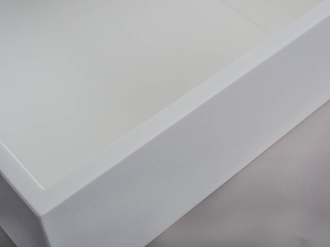 Wandnische Corian 30 x 30 cm weiß-matt