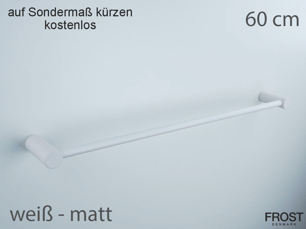 Weiß - matter Handtuchwandhalter von FROST  N1916-1-W