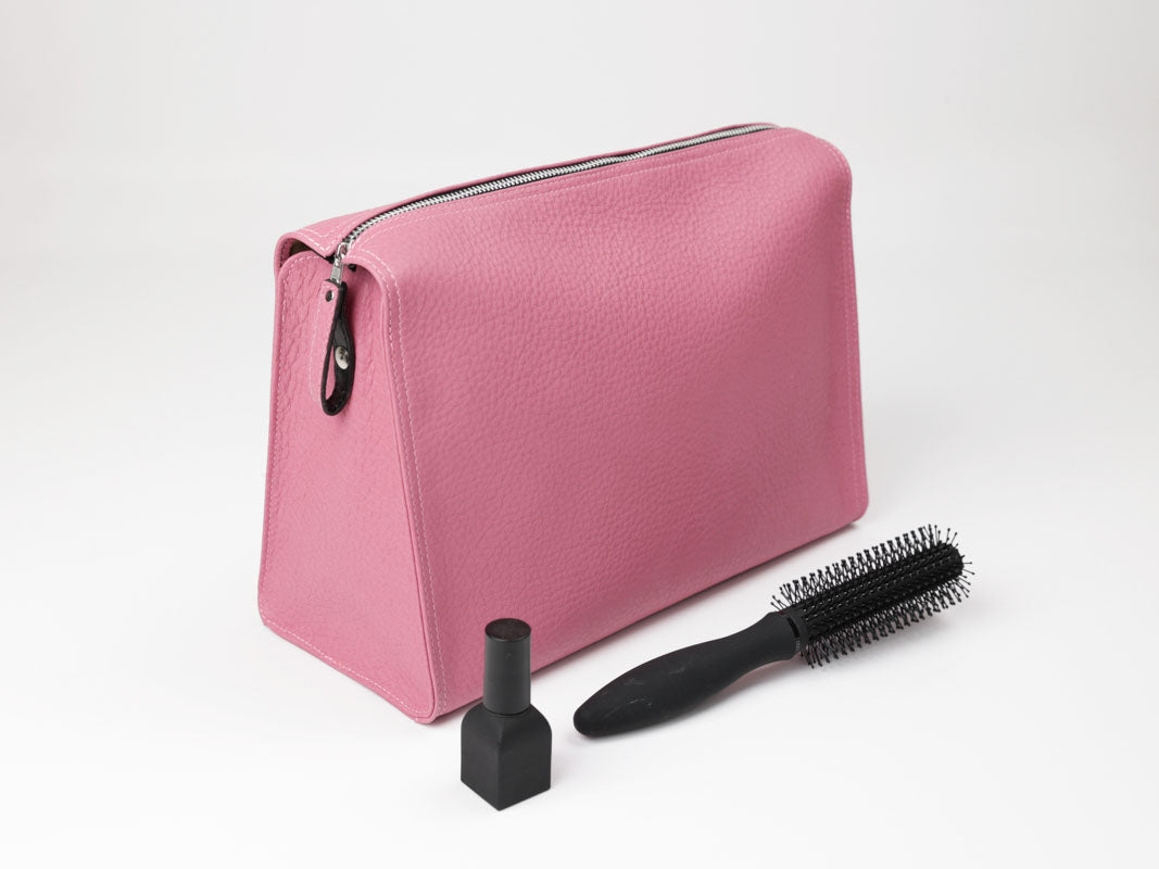 Große Kulturtasche rosa F. Hammann