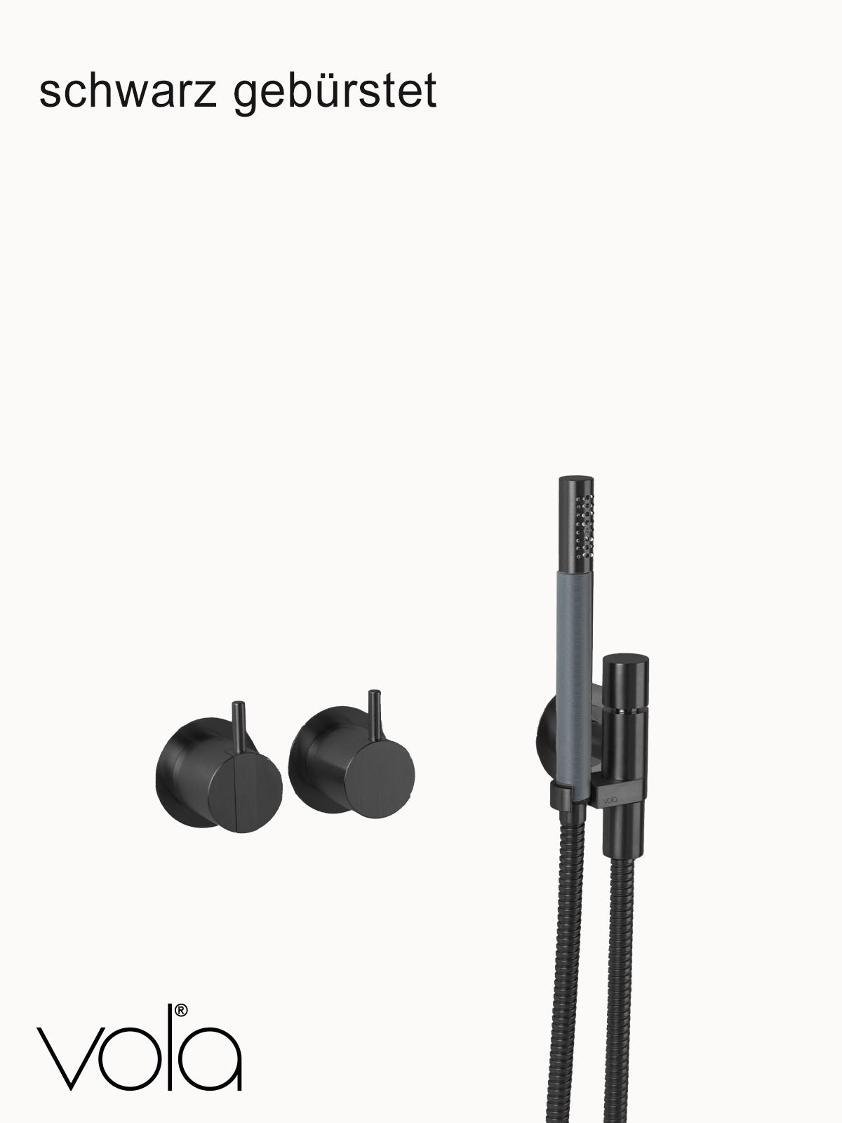 Vola 2471-61 schwarz ebürstet
