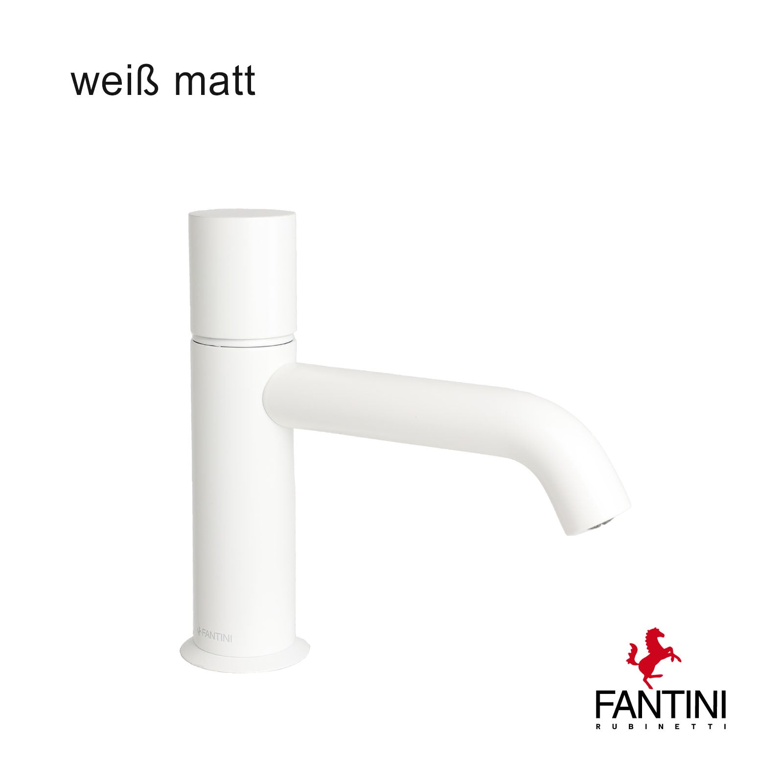 Waschtischmischer Fantini Nostromo 50 29 E903WF weiß matt